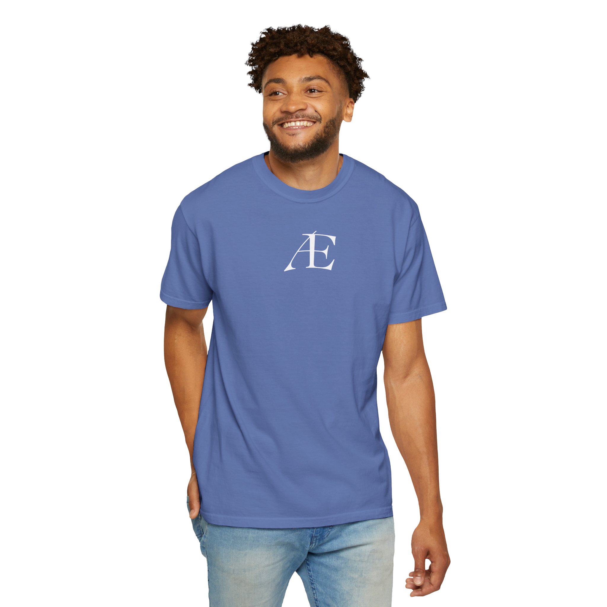 Mens Æ Minimalist Logo T‑Shirt — Small Chest Monogram Tee - Image 76