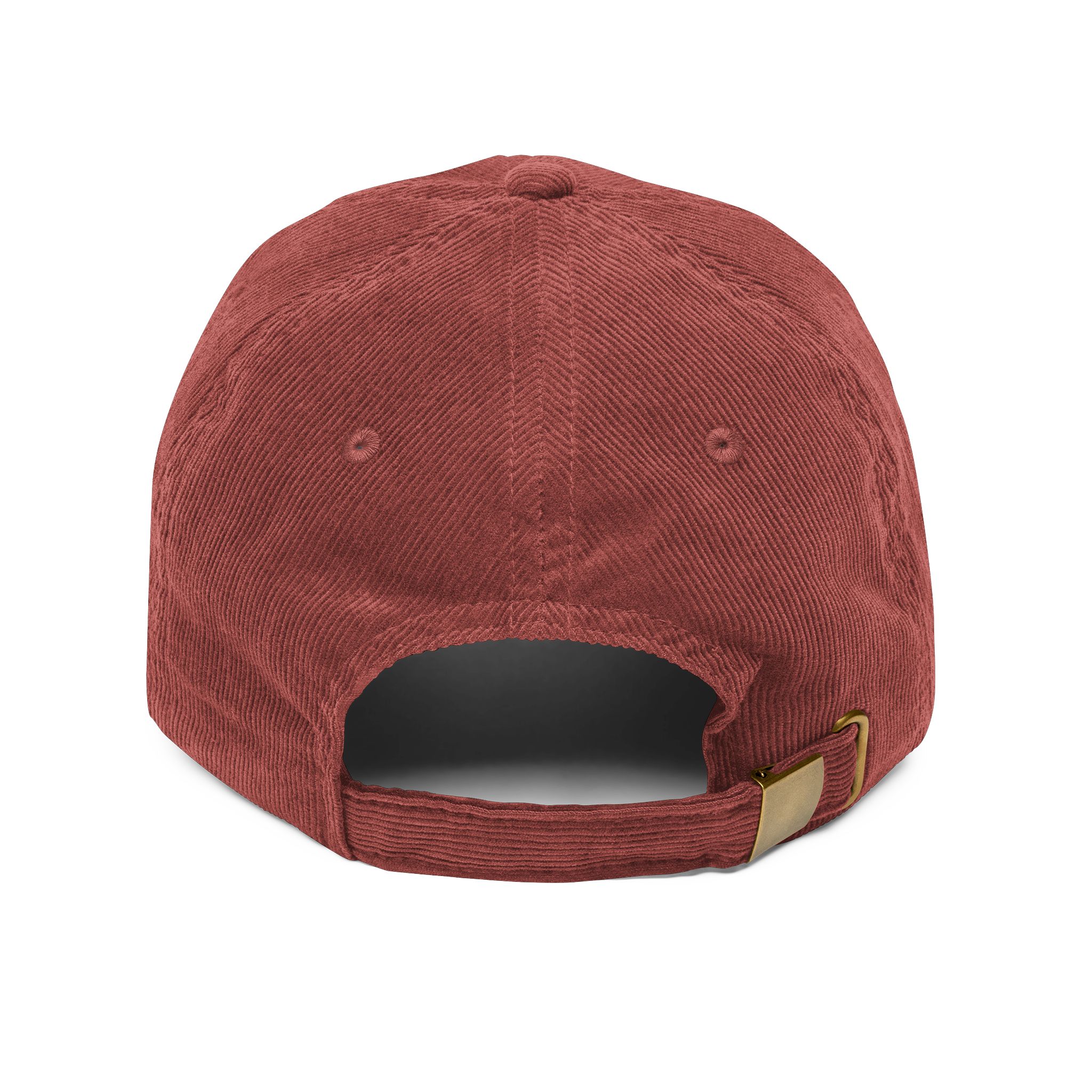 Men's Vintage Corduroy Embroidered Baseball Cap — Retro Monogram 'A' - Image 2