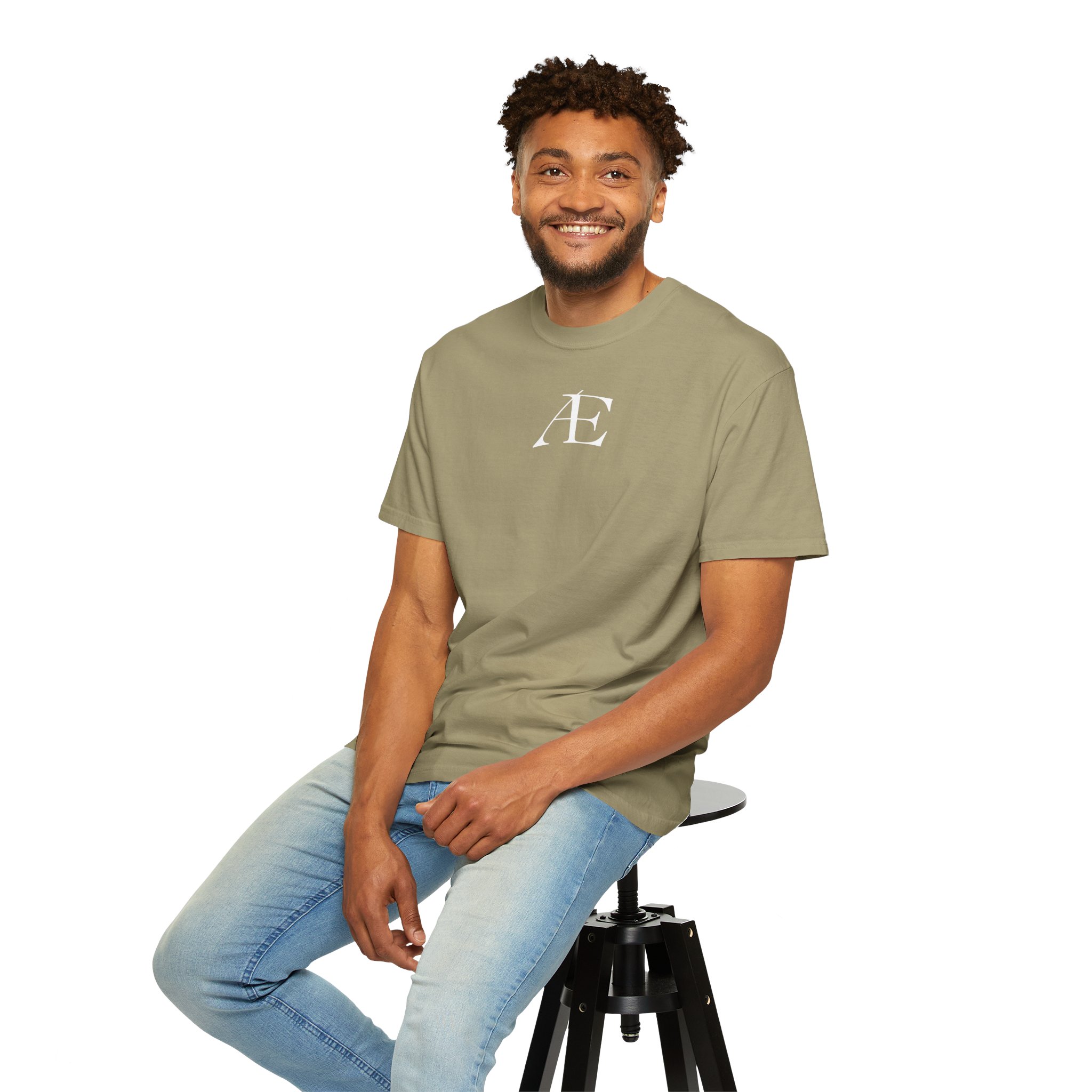 Mens Æ Minimalist Logo T‑Shirt — Small Chest Monogram Tee - Image 39
