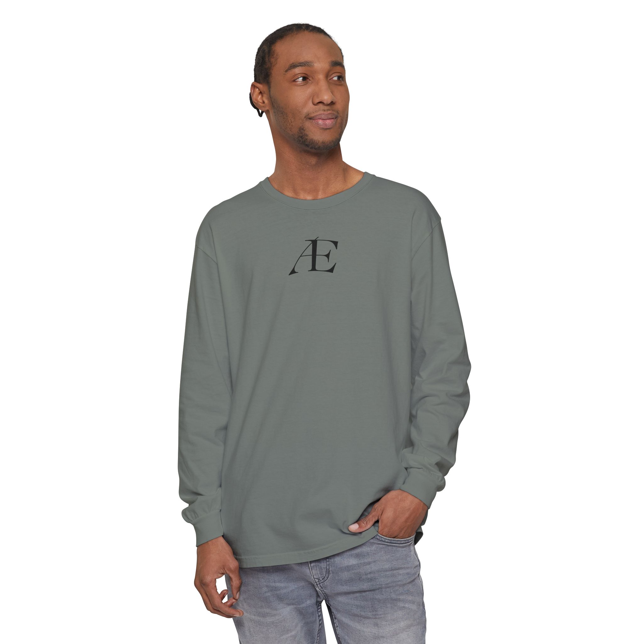 Men's Æ Minimalist Logo Long Sleeve Tee - Image 28