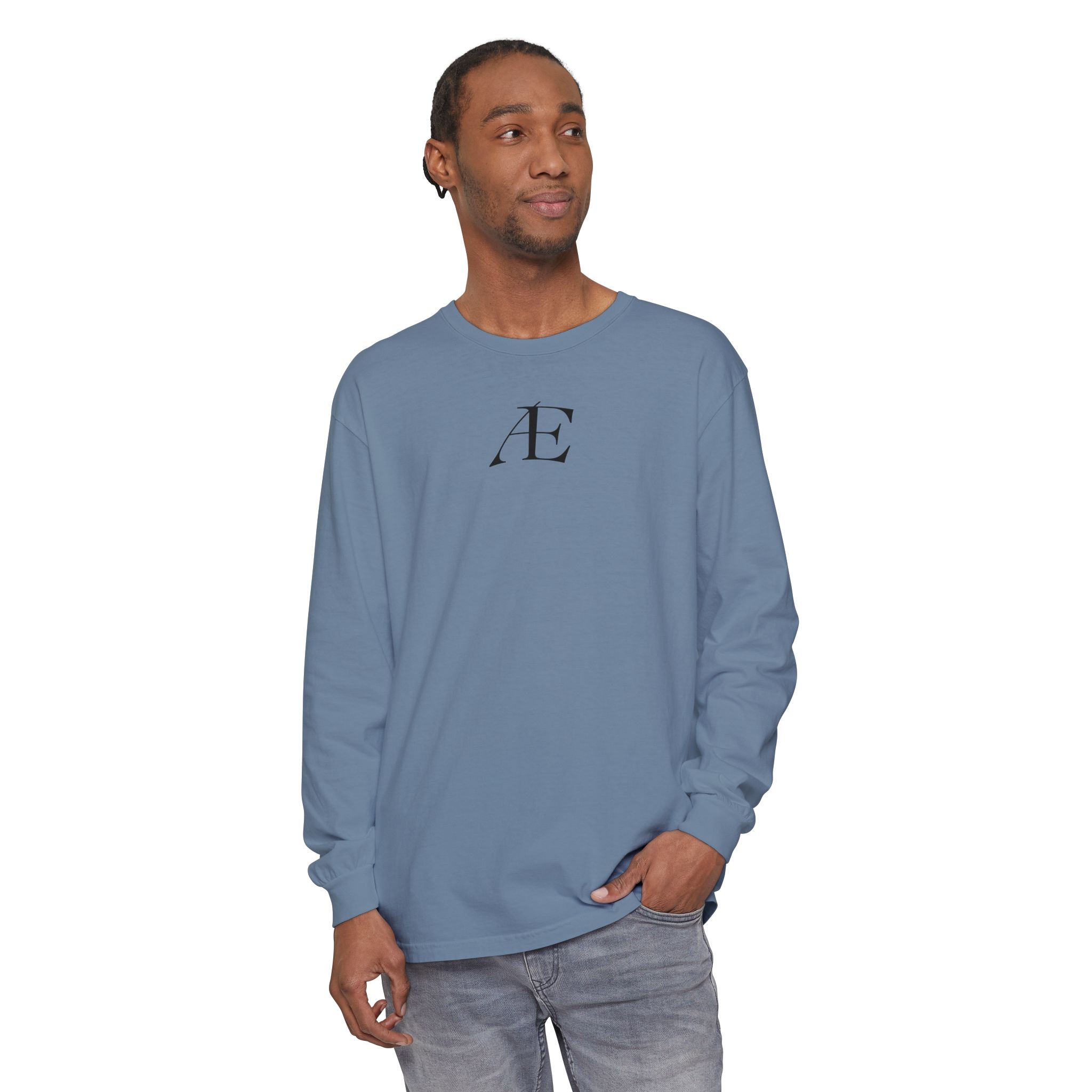 Men's Æ Minimalist Logo Long Sleeve Tee - Image 53