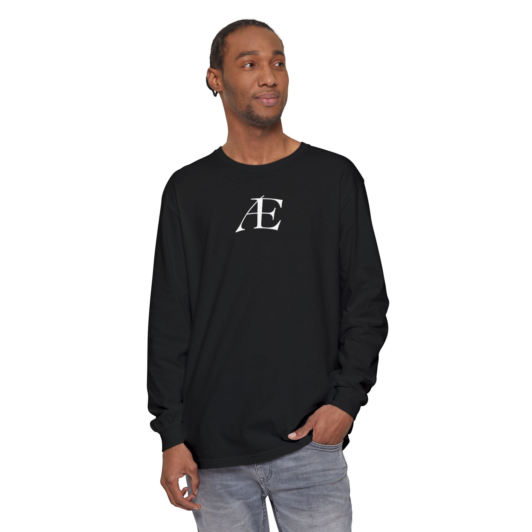 Men's Æ Minimalist Logo Long Sleeve Tee - Image 73