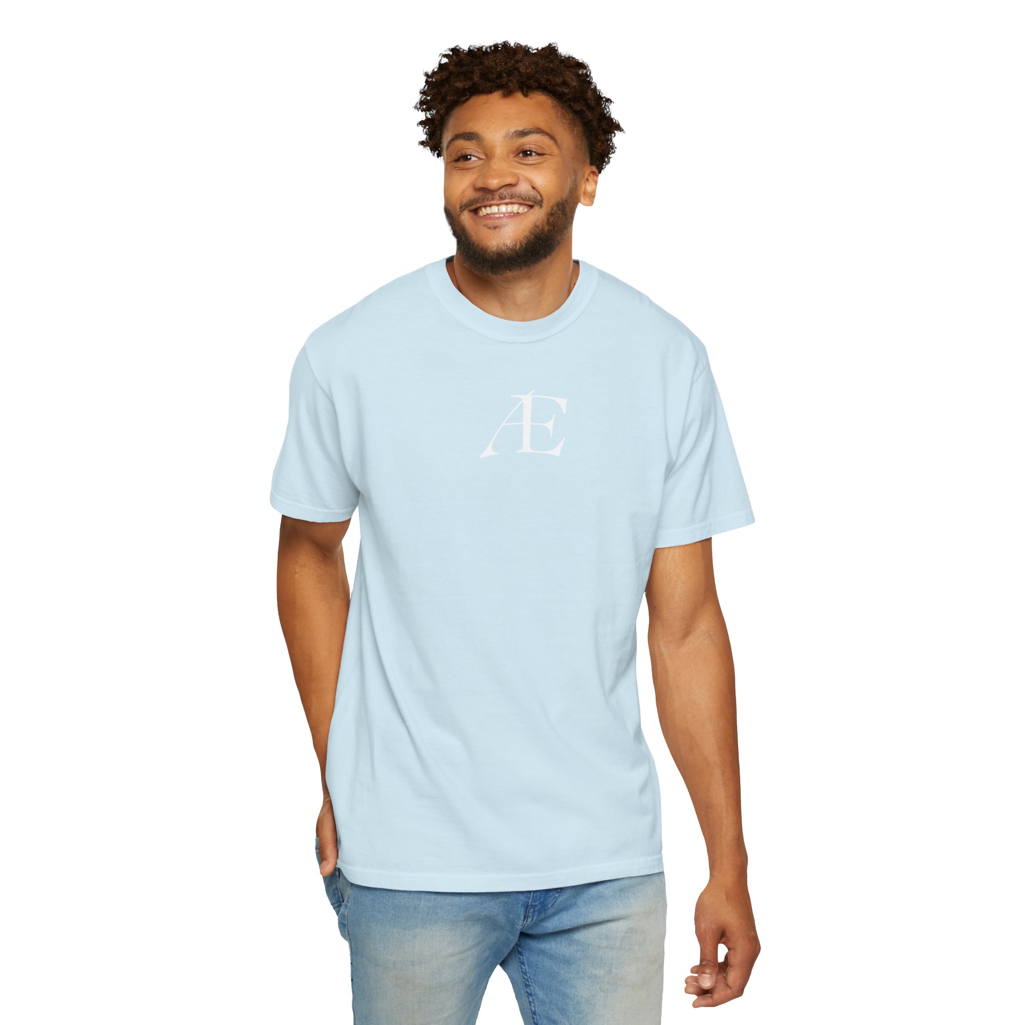 Mens Æ Minimalist Logo T‑Shirt — Small Chest Monogram Tee - Image 66