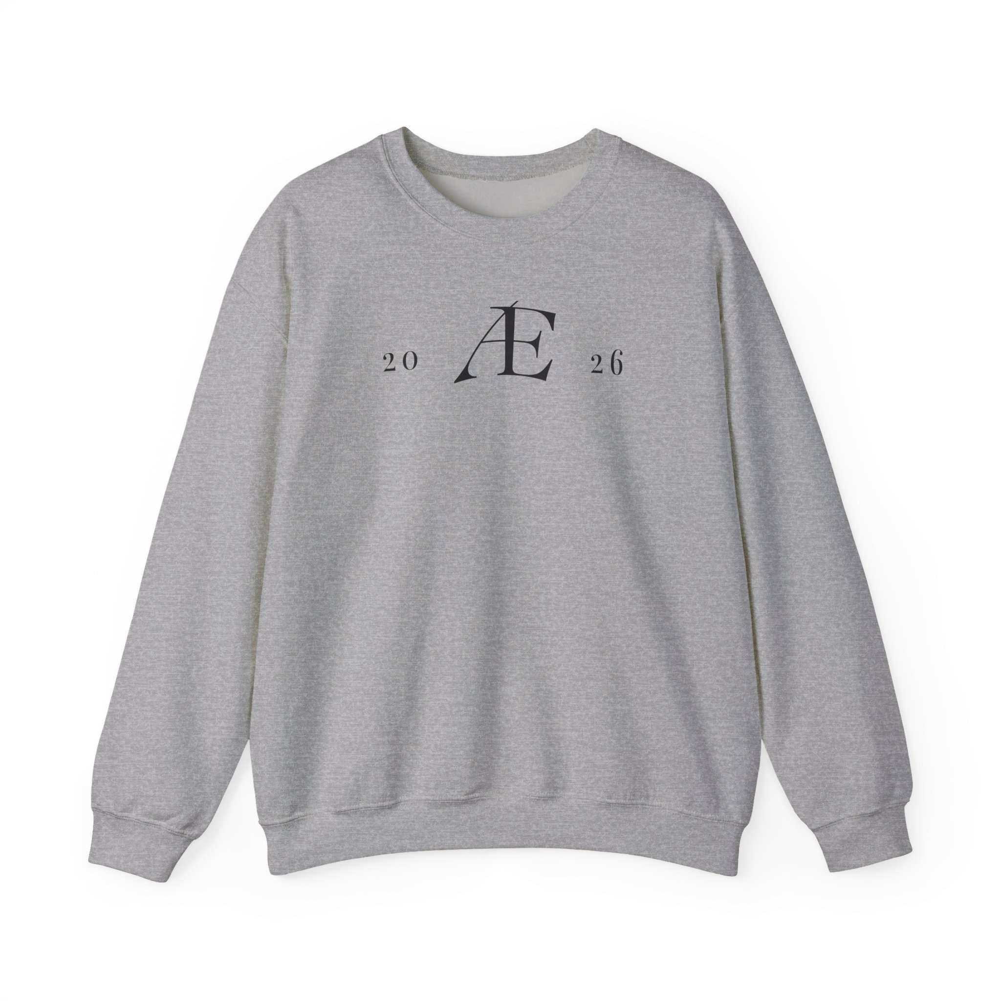 Men's Minimalist 'Æ 2026' Crewneck Sweatshirt – Classic White Monogram Pullover - Image 36