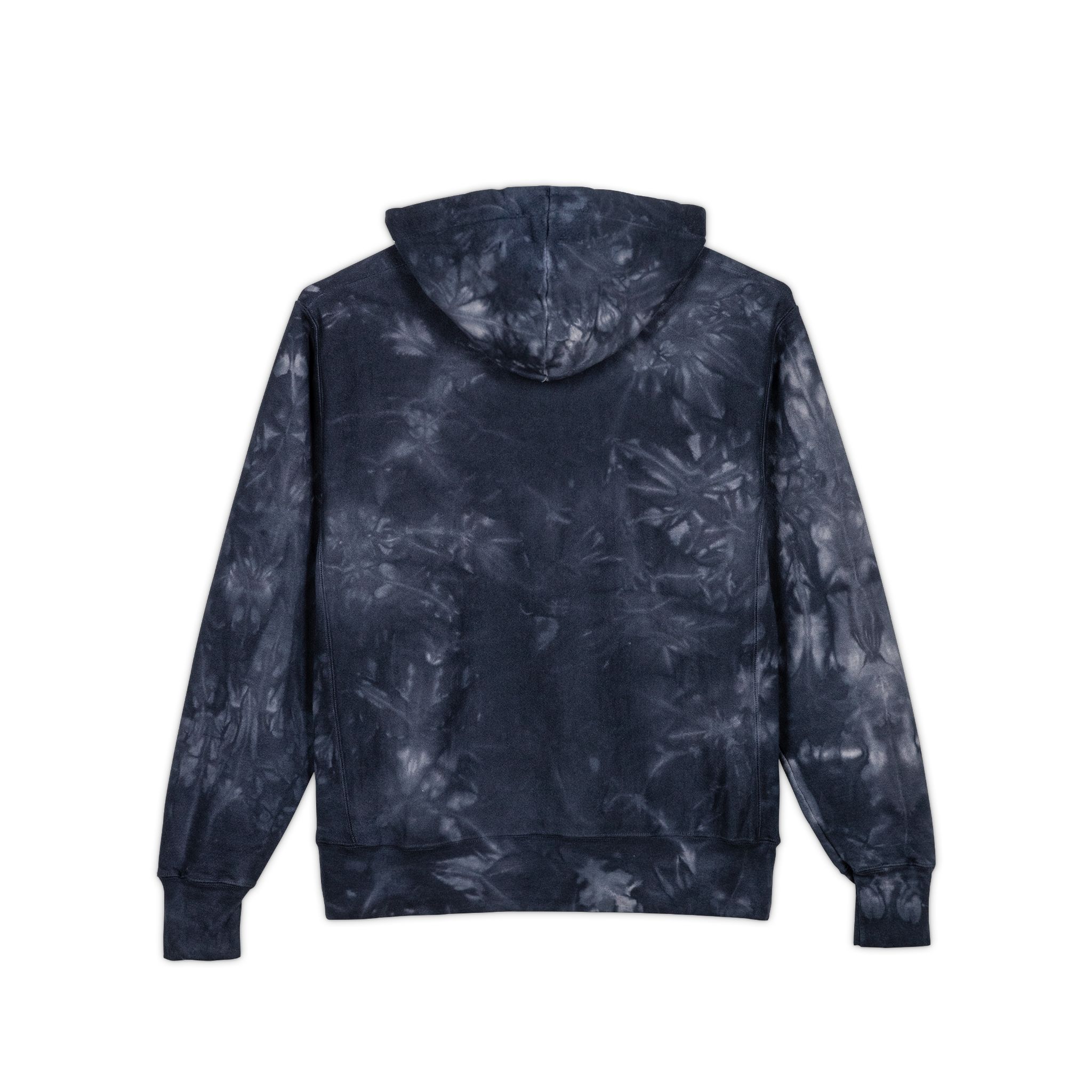Men's Tie-Dye Embroidered Hoodie – Navy Æ Logo - Image 6