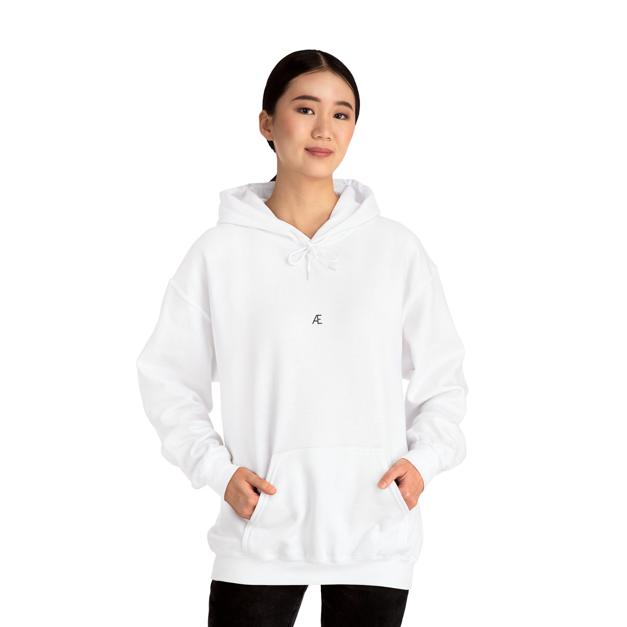 Women's AE Minimalist Hoodie — Monogram Initials Casual Pullover
