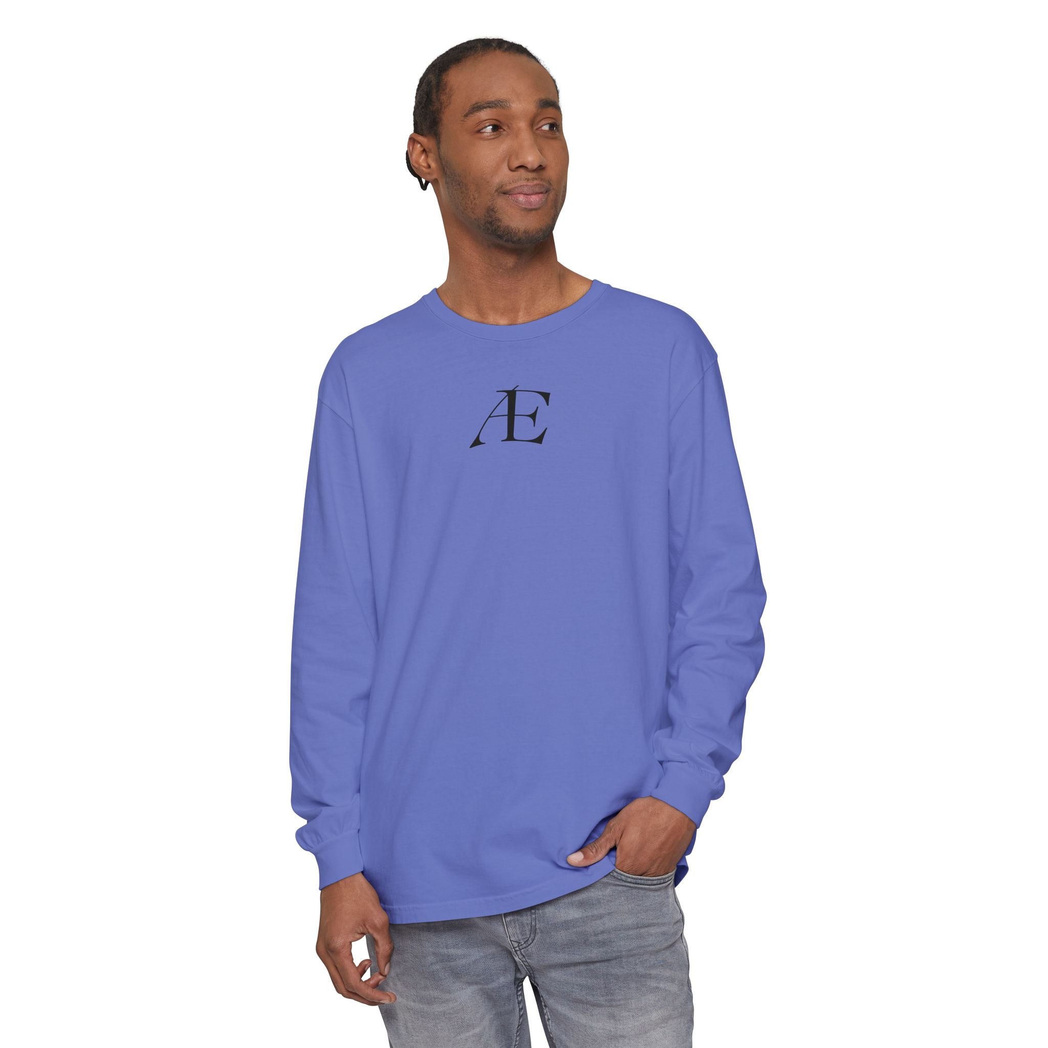 Men's Æ Minimalist Logo Long Sleeve Tee - Image 48