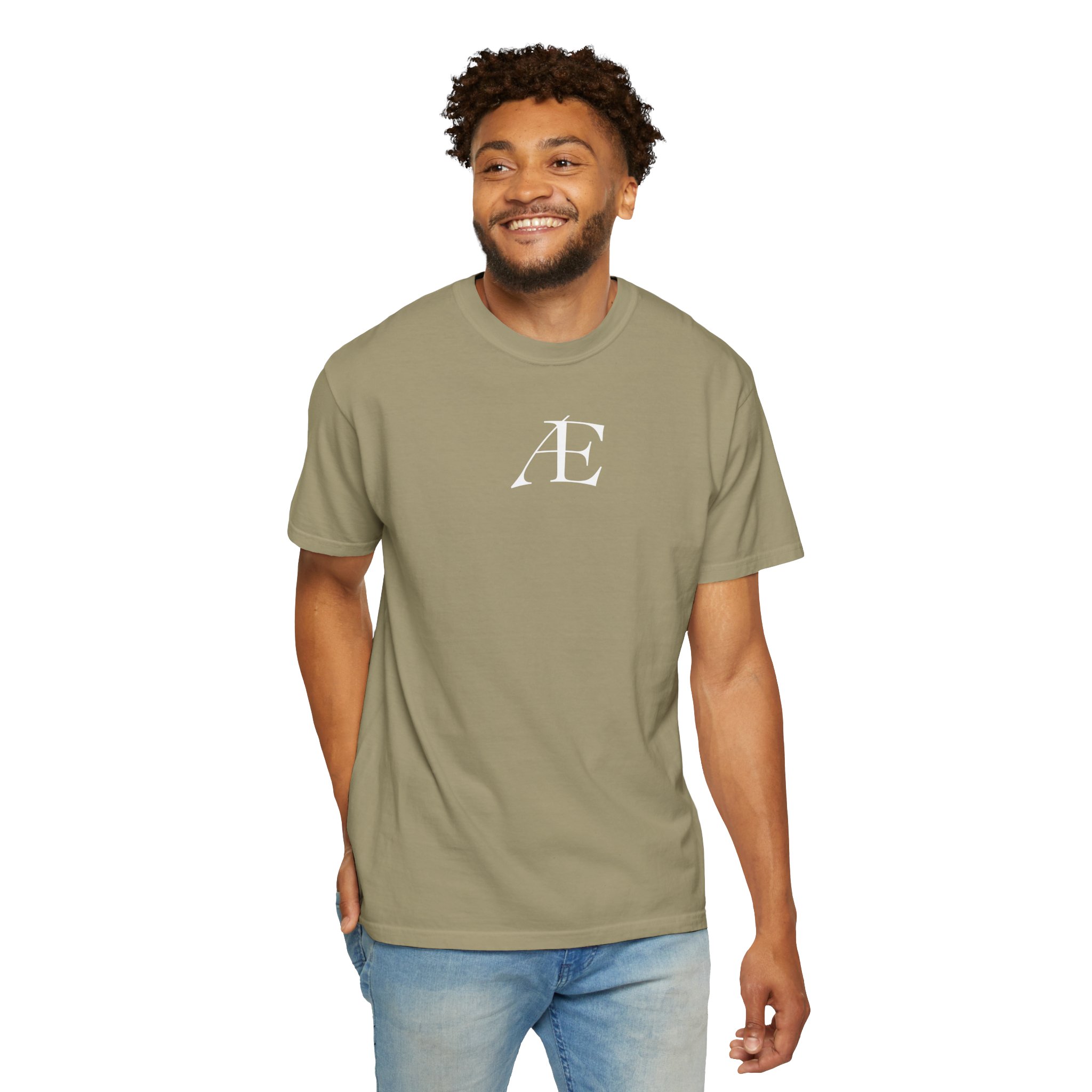 Mens Æ Minimalist Logo T‑Shirt — Small Chest Monogram Tee - Image 36
