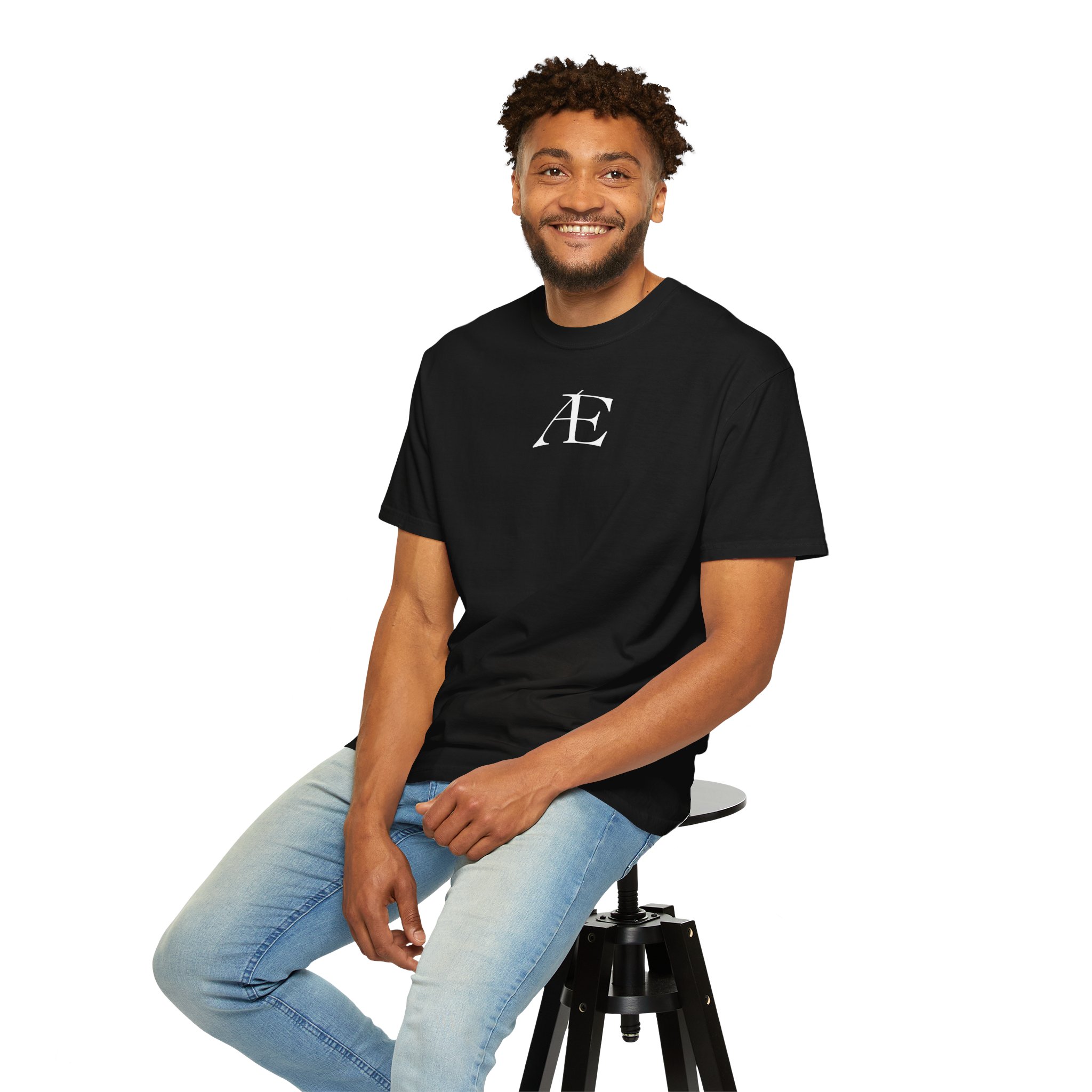 Mens Æ Minimalist Logo T‑Shirt — Small Chest Monogram Tee - Image 119