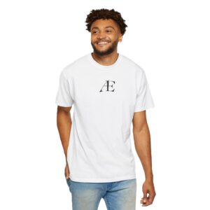Mens Æ Minimalist Logo T‑Shirt — Small Chest Monogram Tee