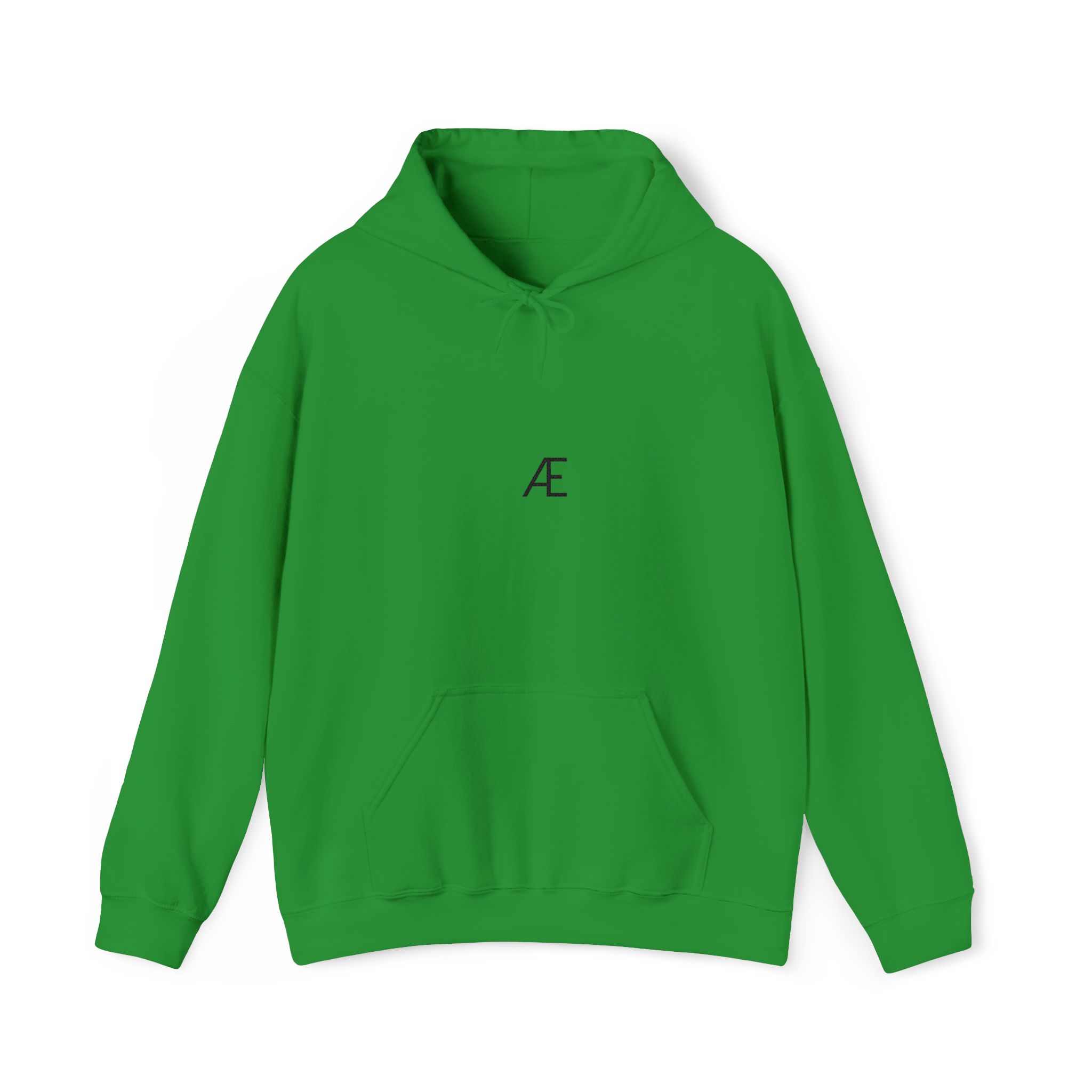 Woman's Minimal 'Æ' Logo Hoodie — Classic Monogram White Sweatshirt - Image 111