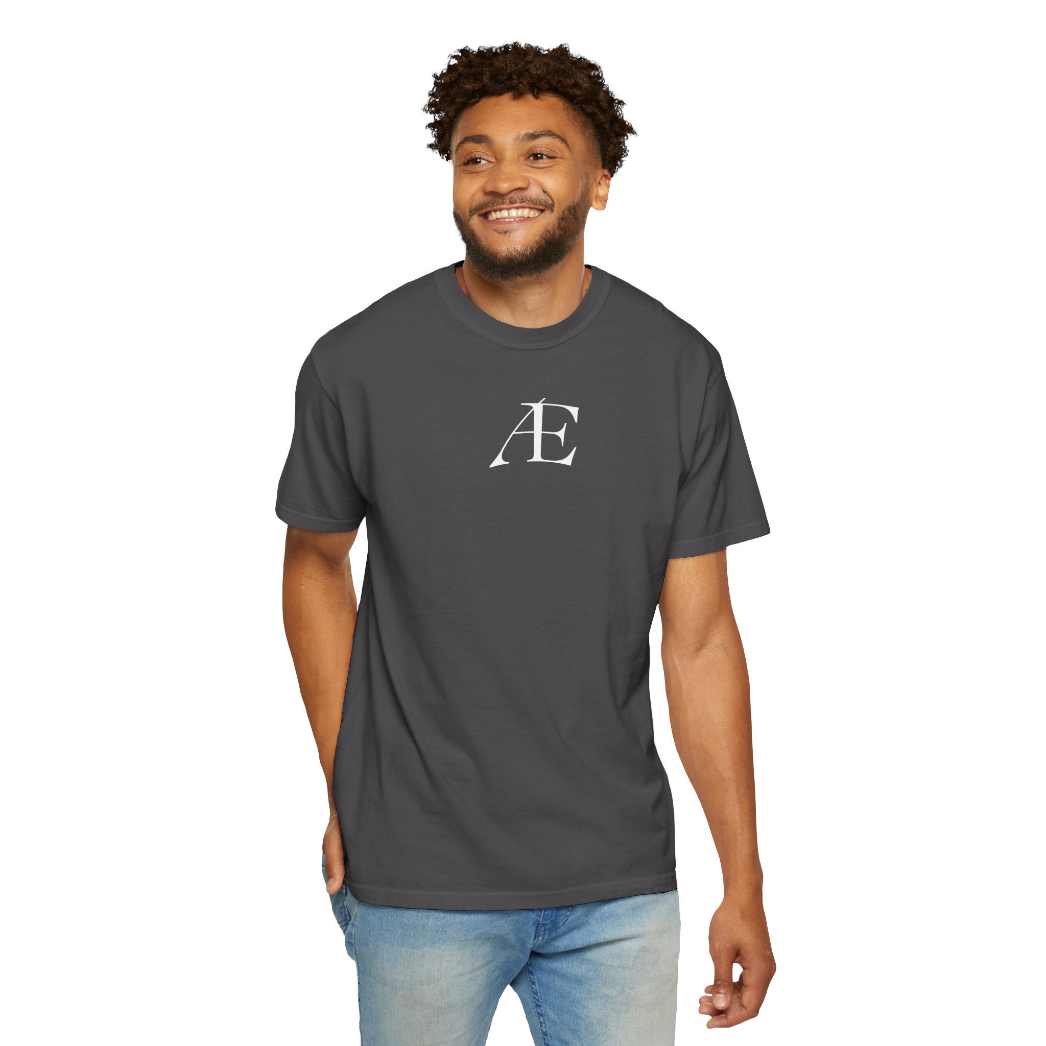 Mens Æ Minimalist Logo T‑Shirt — Small Chest Monogram Tee - Image 106