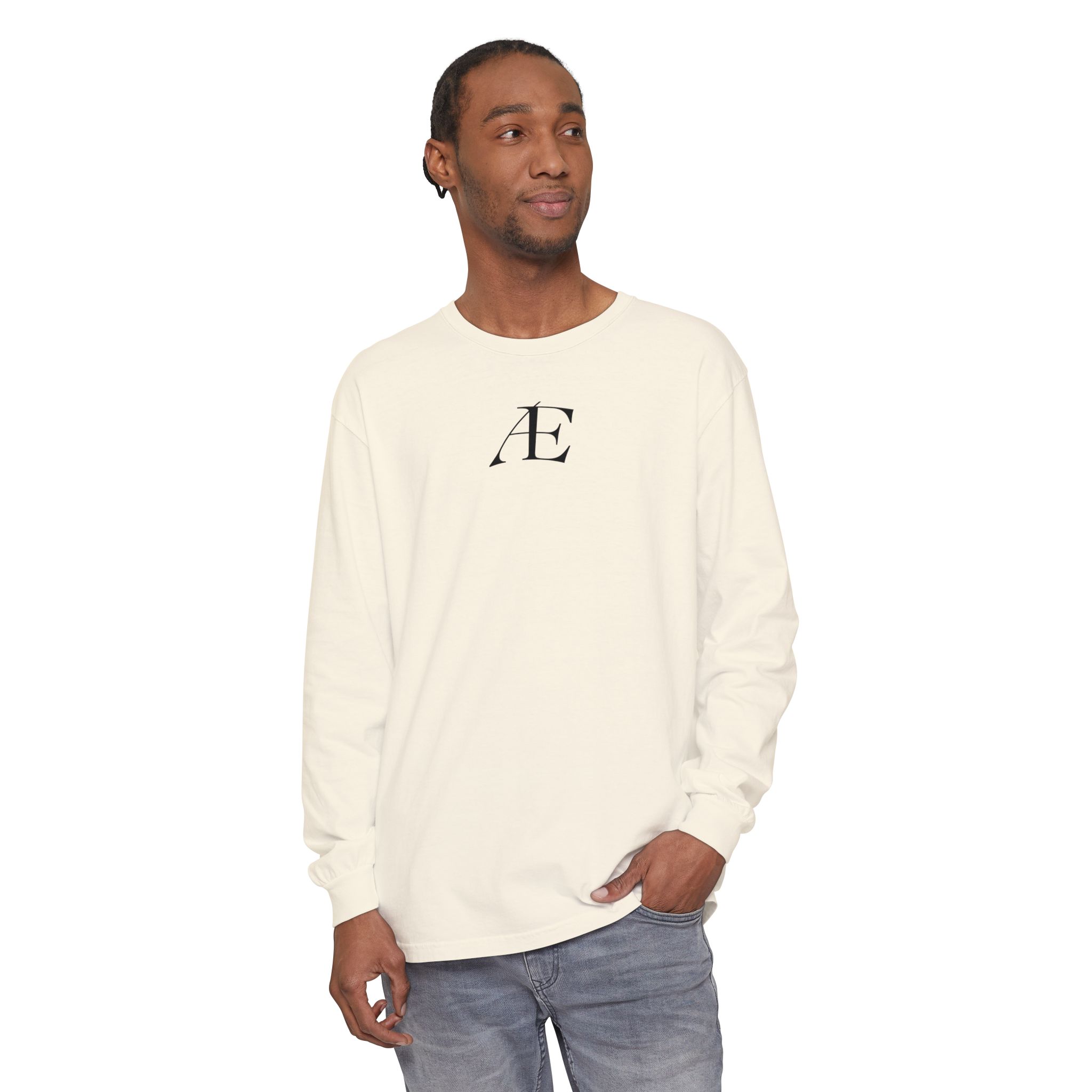 Men's Æ Minimalist Logo Long Sleeve Tee - Image 13
