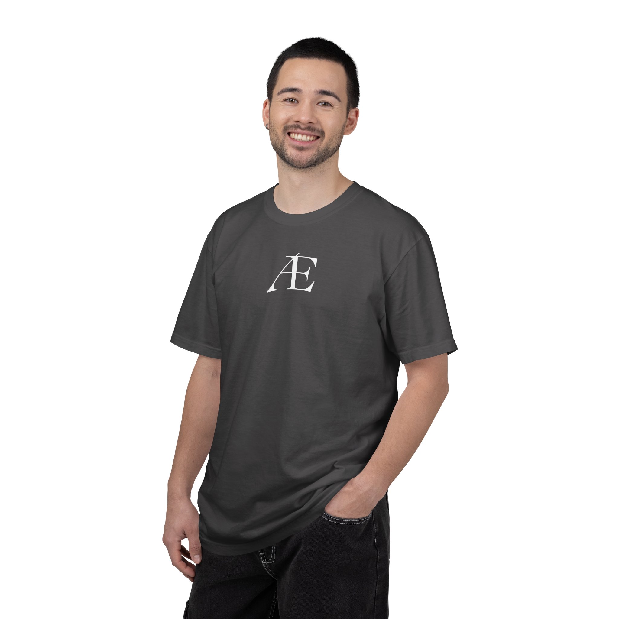 Mens Æ Minimalist Logo T‑Shirt — Small Chest Monogram Tee - Image 104