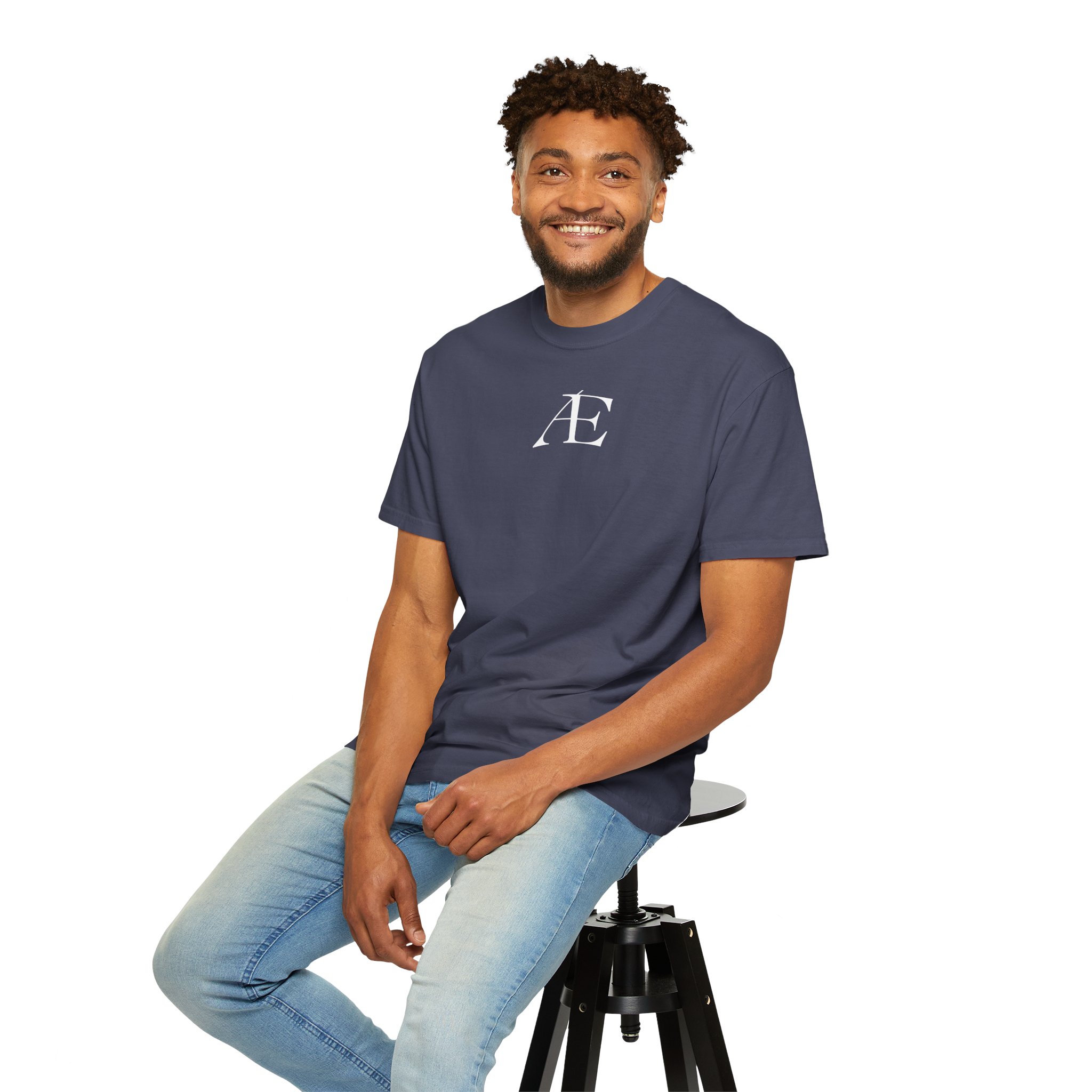 Mens Æ Minimalist Logo T‑Shirt — Small Chest Monogram Tee - Image 89