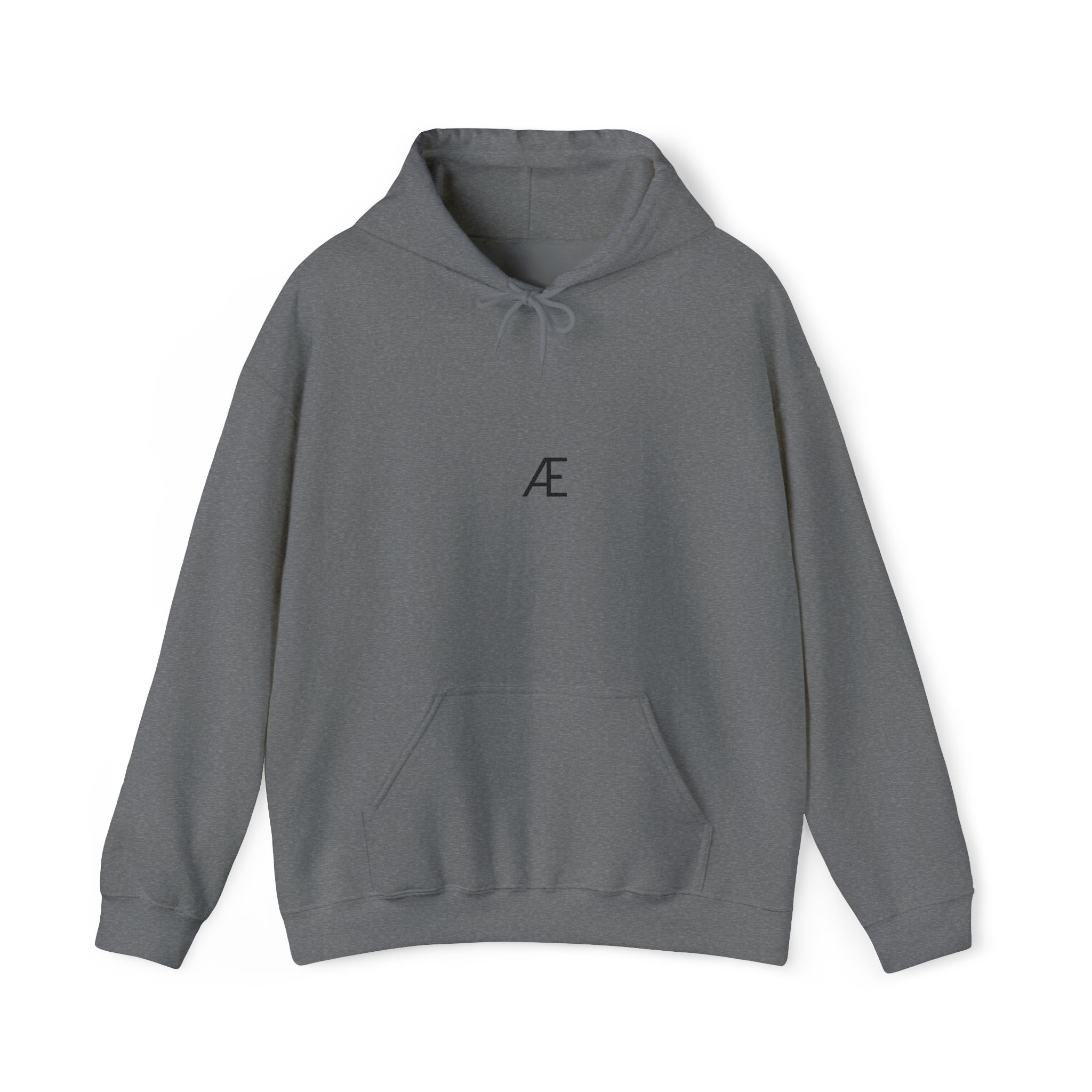 Woman's Minimal 'Æ' Logo Hoodie — Classic Monogram White Sweatshirt - Image 101