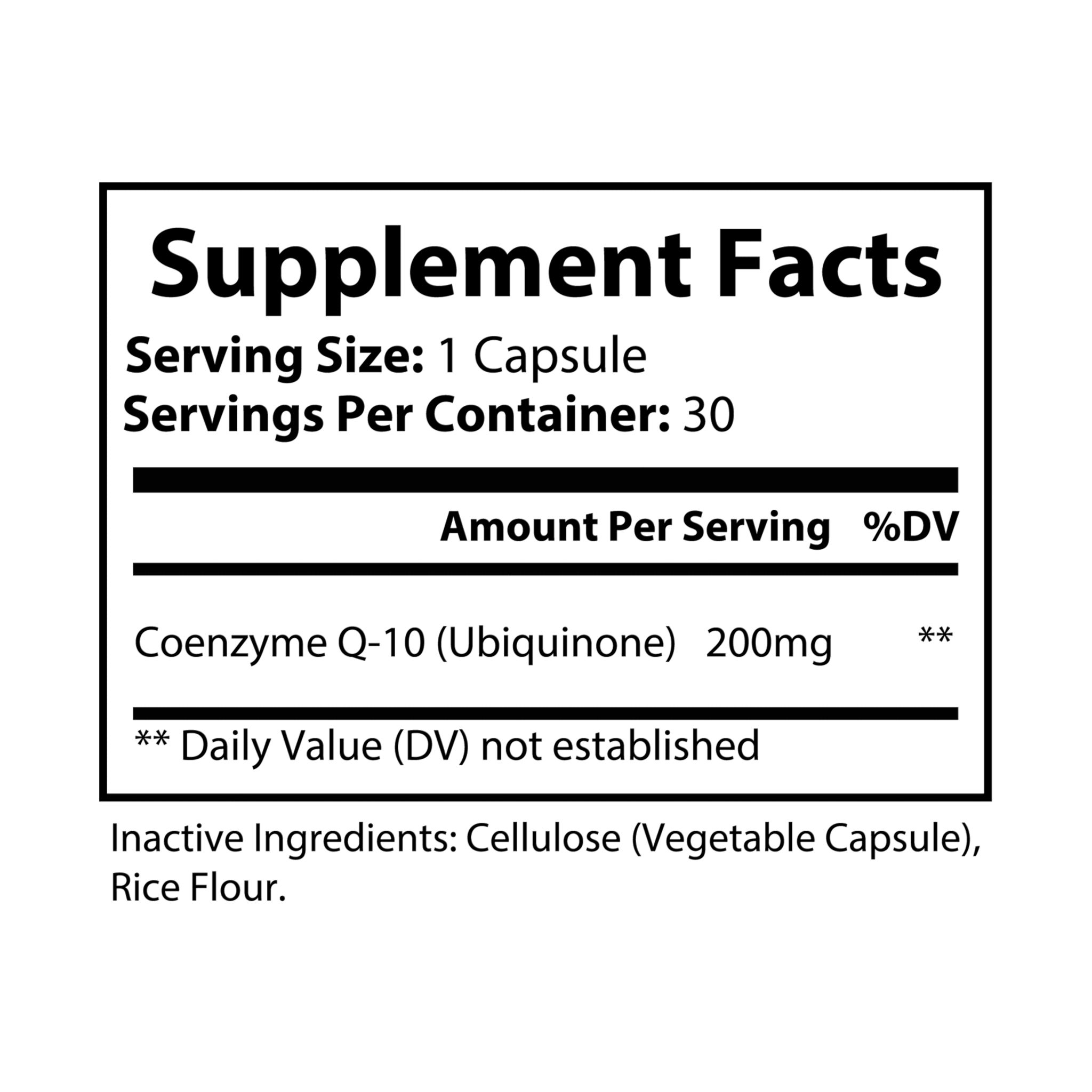 CoQ10 (Ubiquinone) Supplement (30 Capsules) - Image 4