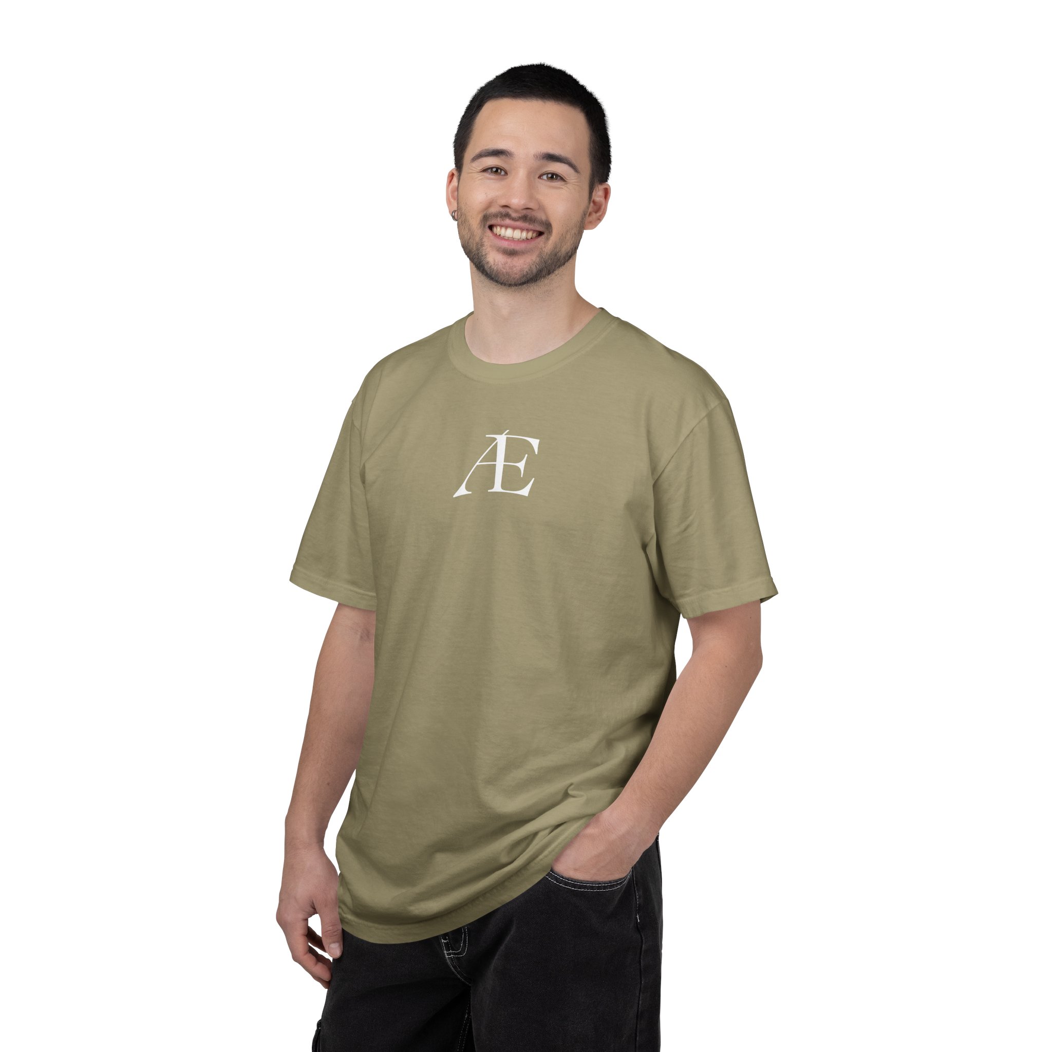 Mens Æ Minimalist Logo T‑Shirt — Small Chest Monogram Tee - Image 34