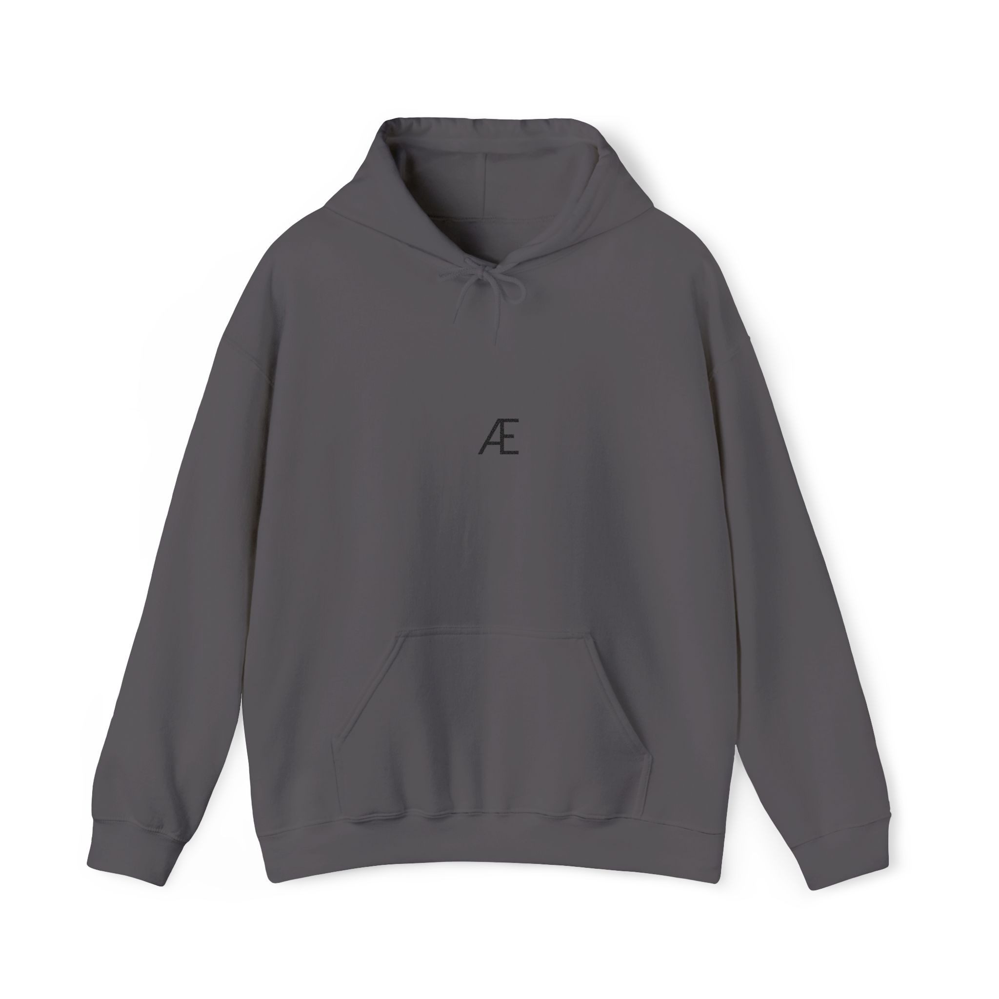 Woman's Minimal 'Æ' Logo Hoodie — Classic Monogram White Sweatshirt - Image 161