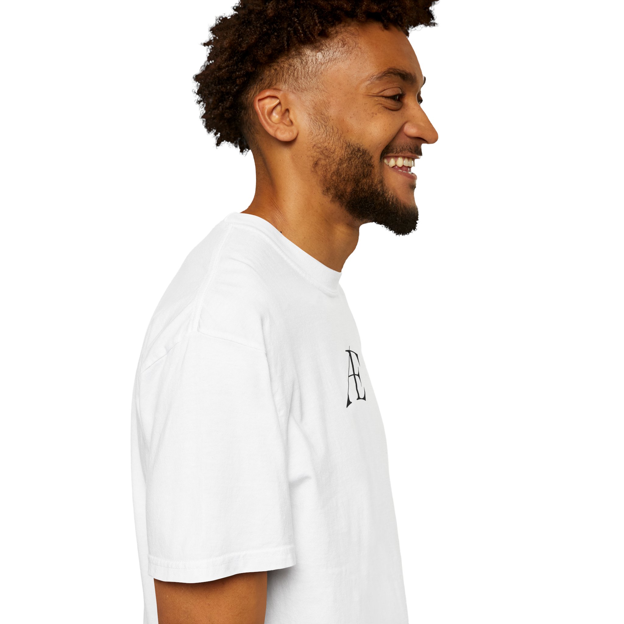 Mens Æ Minimalist Logo T‑Shirt — Small Chest Monogram Tee - Image 8