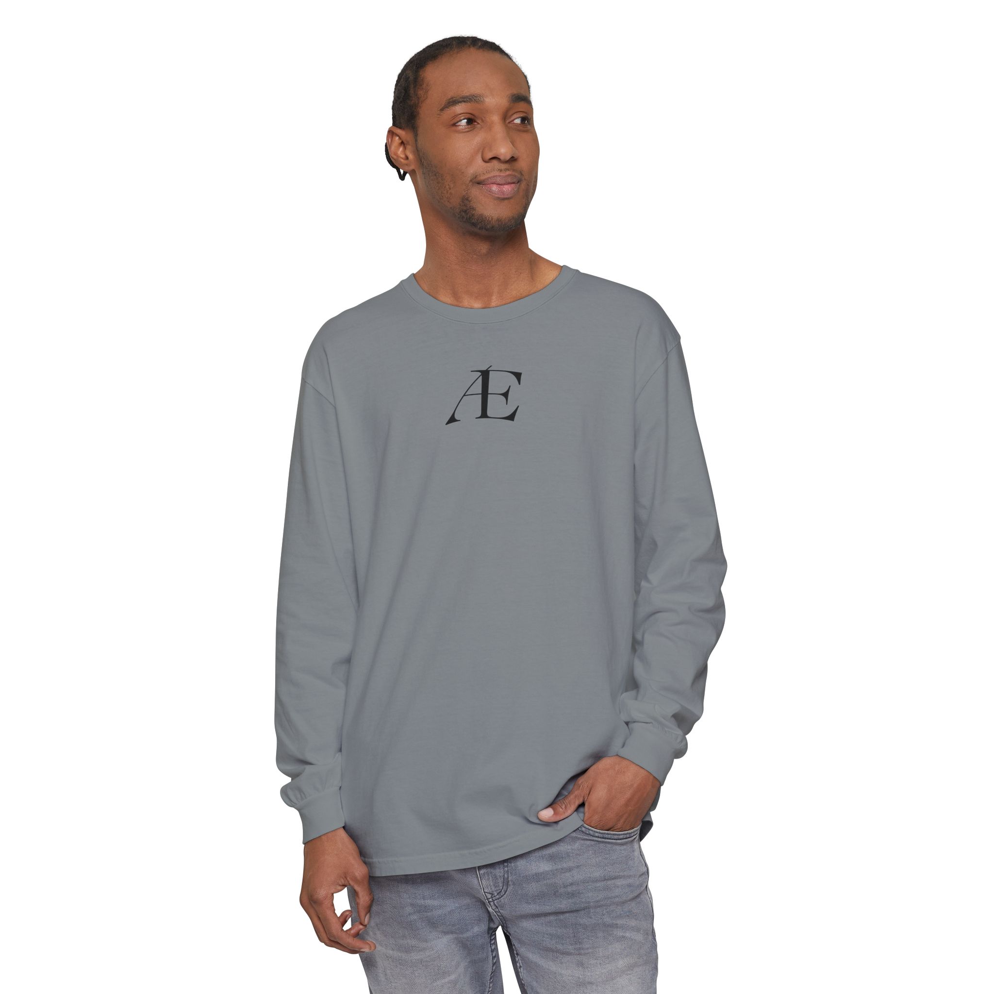 Men's Æ Minimalist Logo Long Sleeve Tee - Image 58