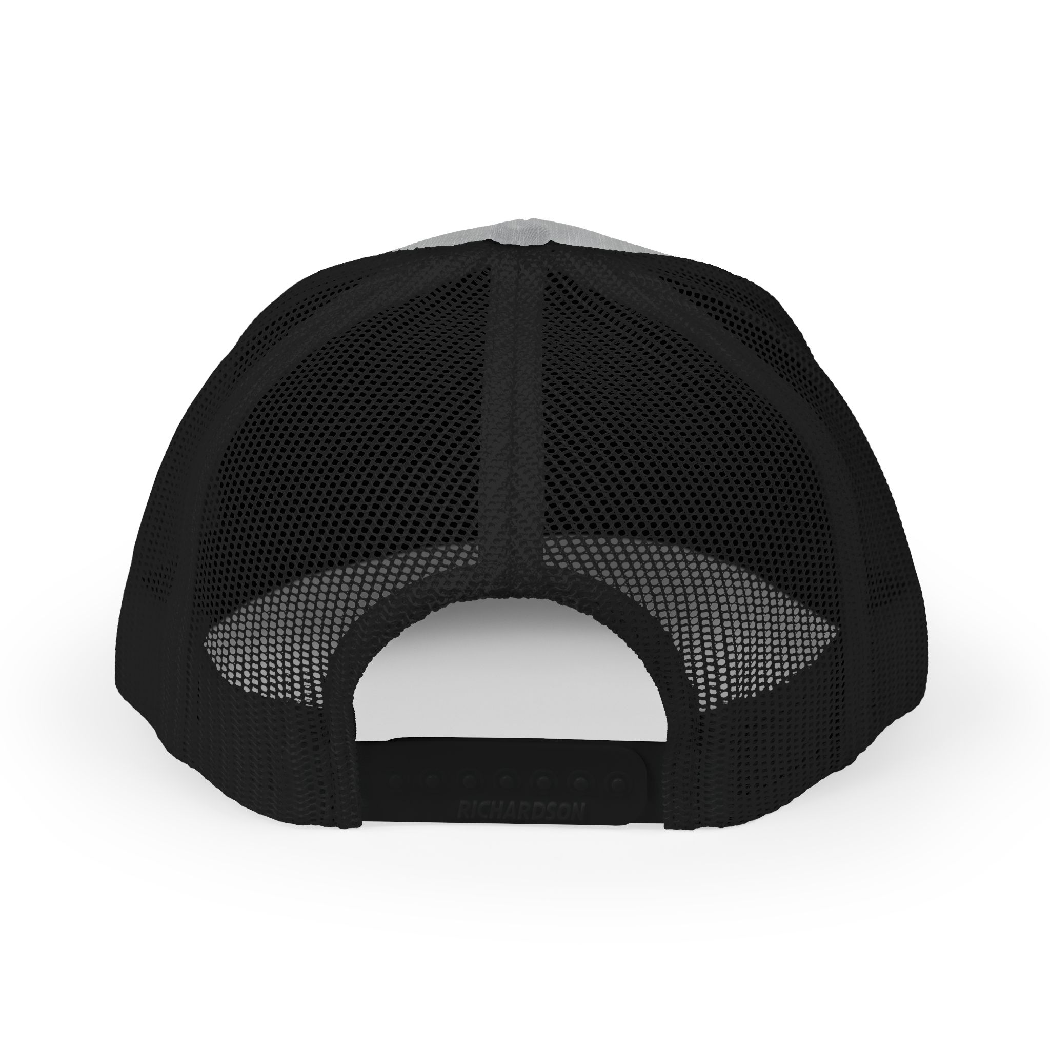 Men's Embroidered Æ Trucker Hat — Black & White Snapback Cap - Image 22