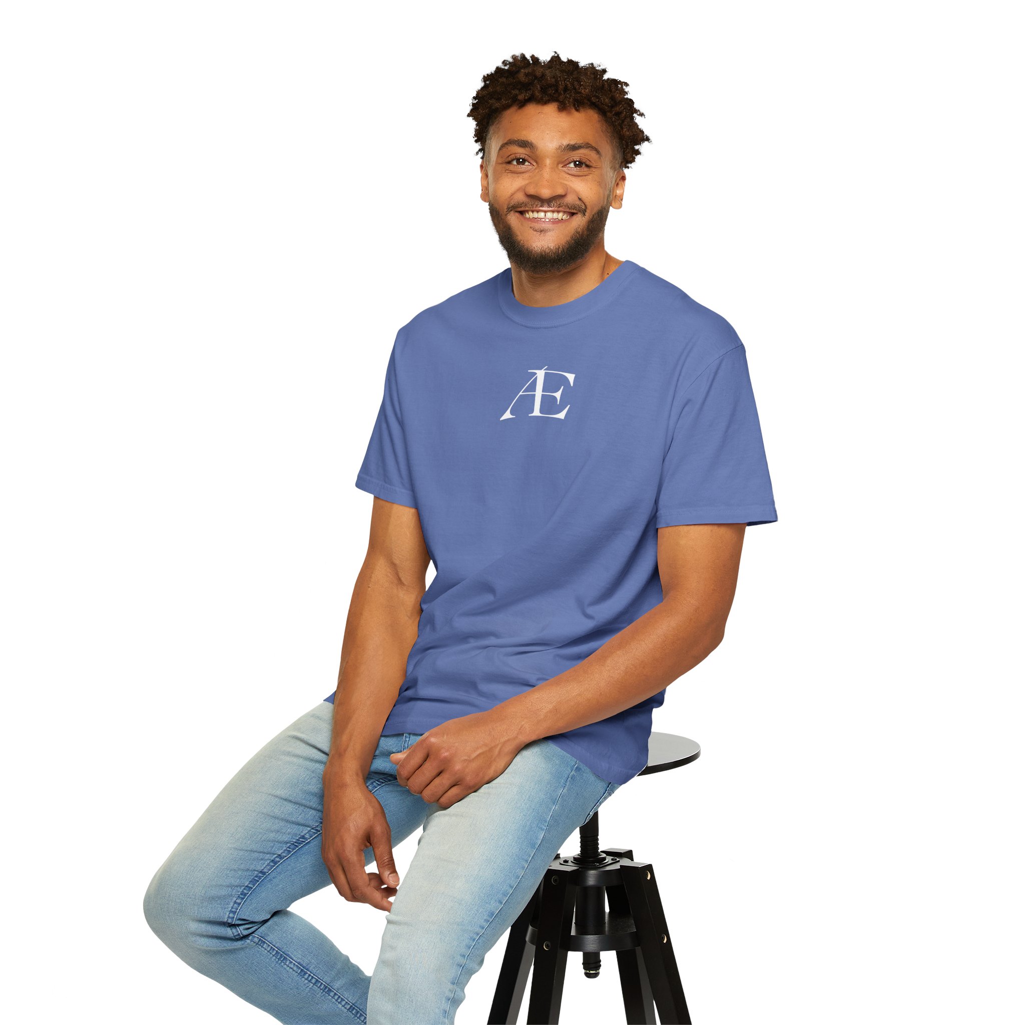 Mens Æ Minimalist Logo T‑Shirt — Small Chest Monogram Tee - Image 79