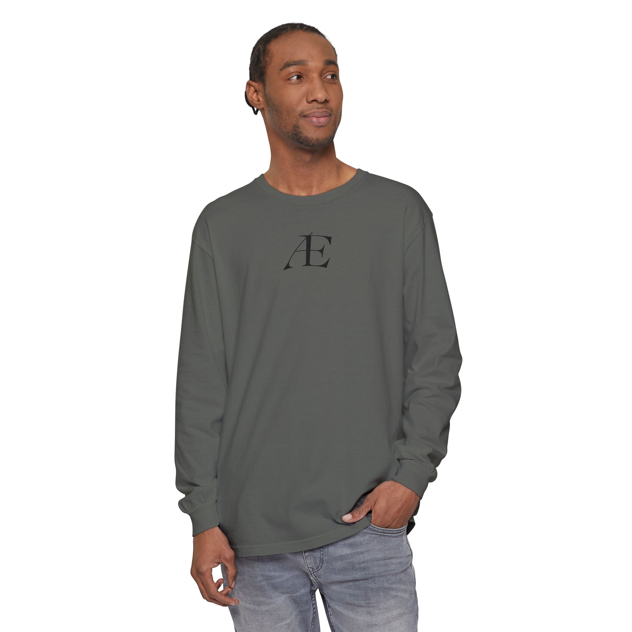 Men's Æ Minimalist Logo Long Sleeve Tee - Image 23