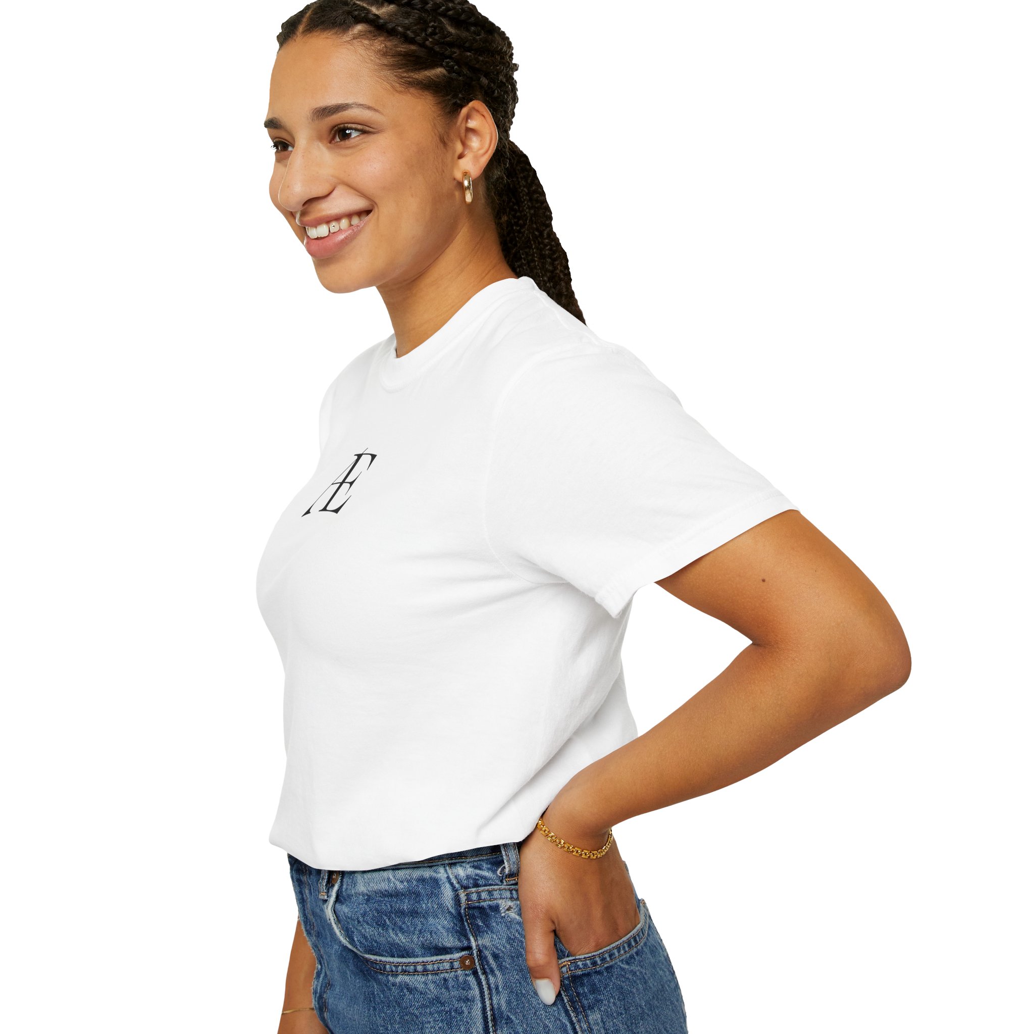 Women's Minimalist Logo T‑Shirt — Small Chest Graphic, Unisex Casual Tee - Image 7