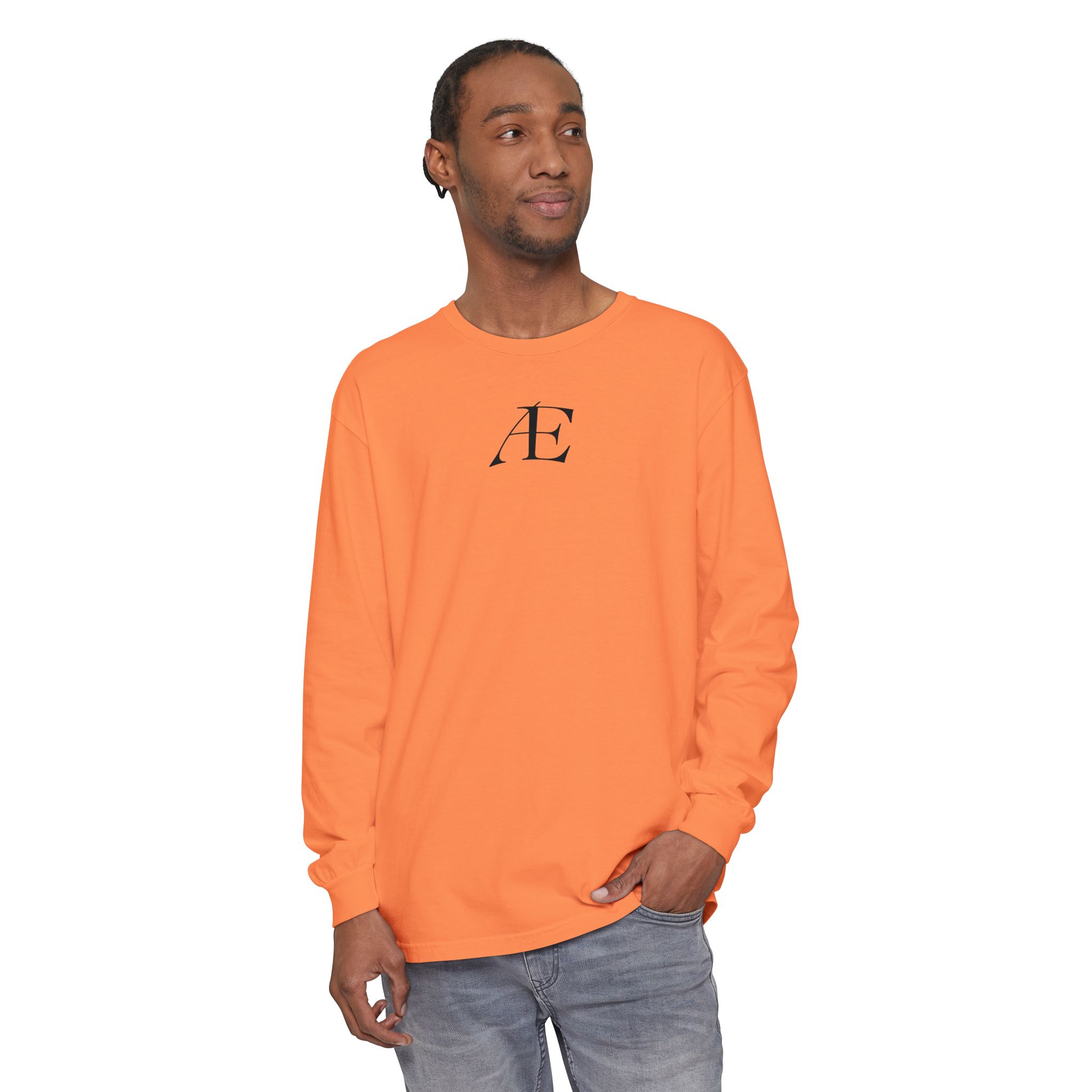 Men's Æ Minimalist Logo Long Sleeve Tee - Image 8