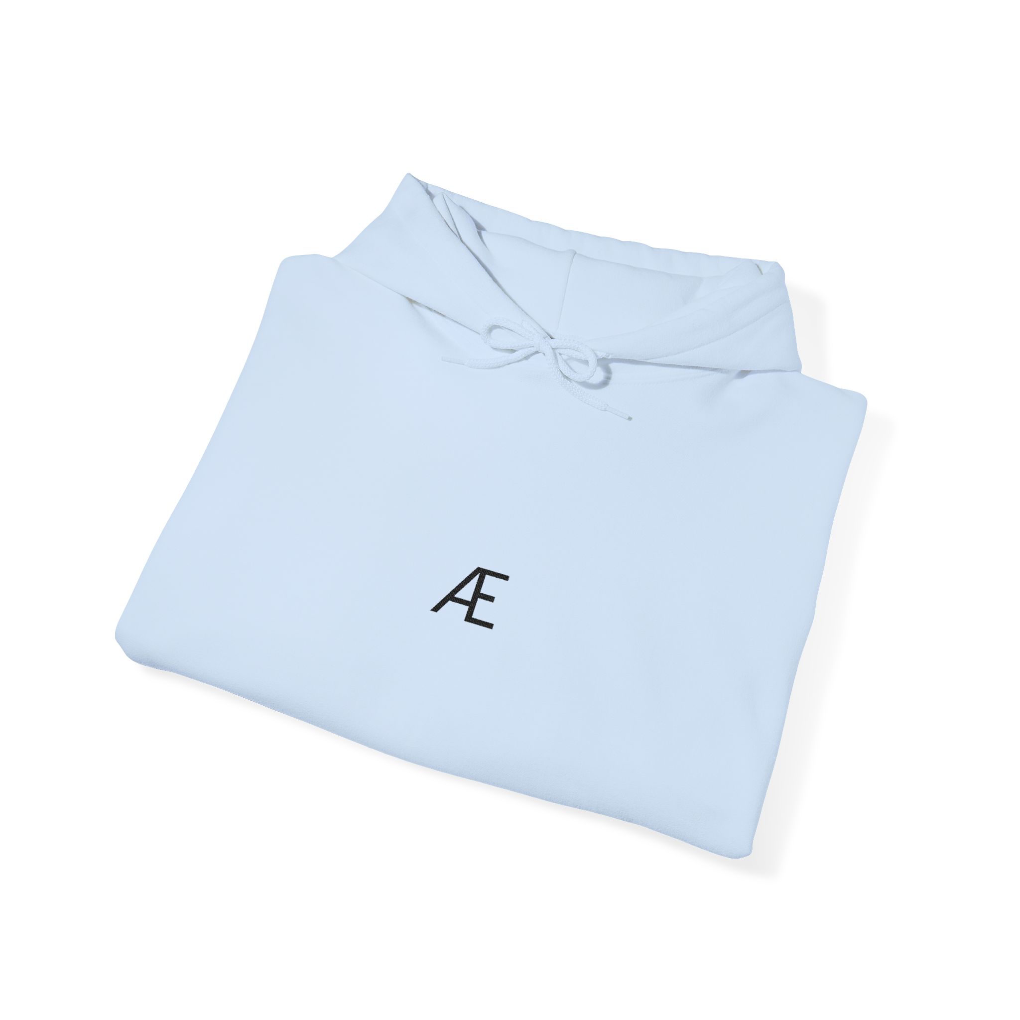 Woman's Minimal 'Æ' Logo Hoodie — Classic Monogram White Sweatshirt - Image 134