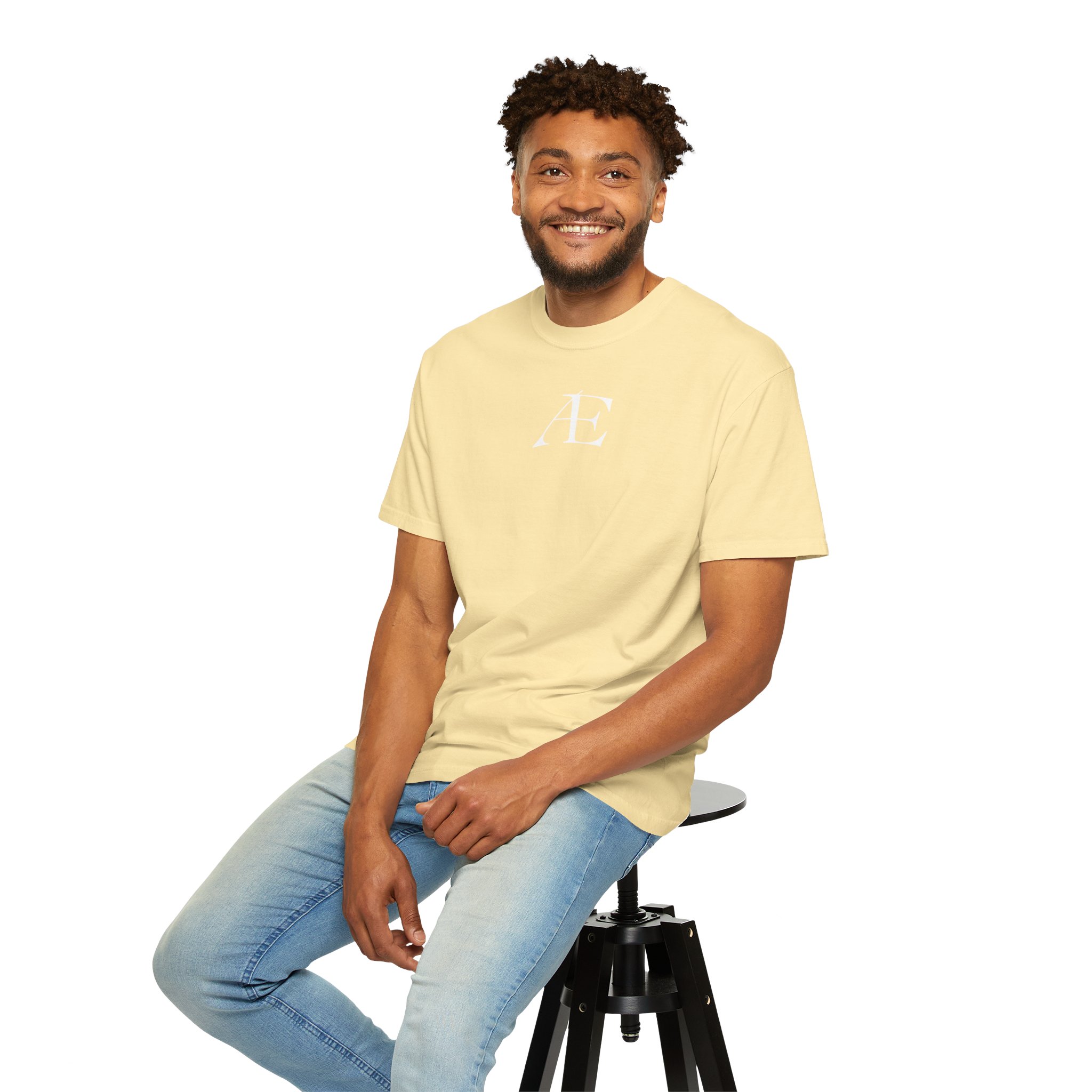 Mens Æ Minimalist Logo T‑Shirt — Small Chest Monogram Tee - Image 19
