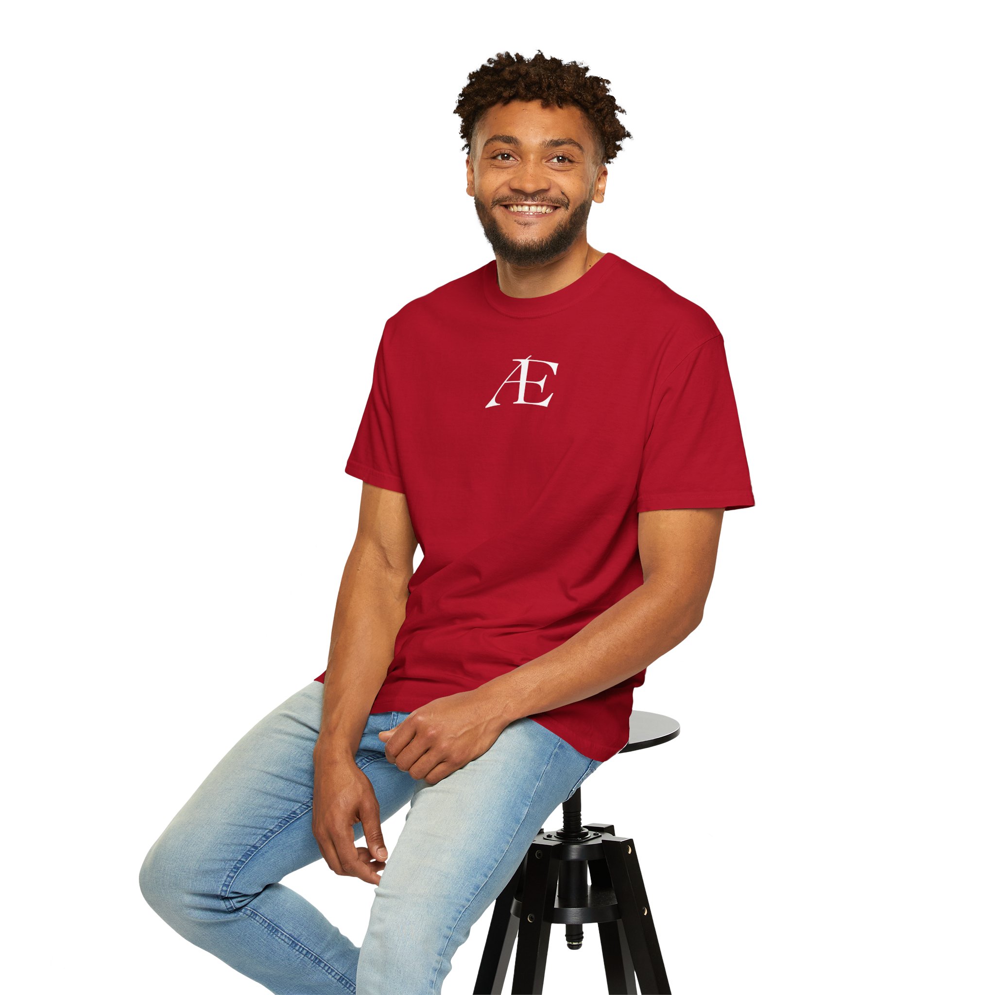 Mens Æ Minimalist Logo T‑Shirt — Small Chest Monogram Tee - Image 139