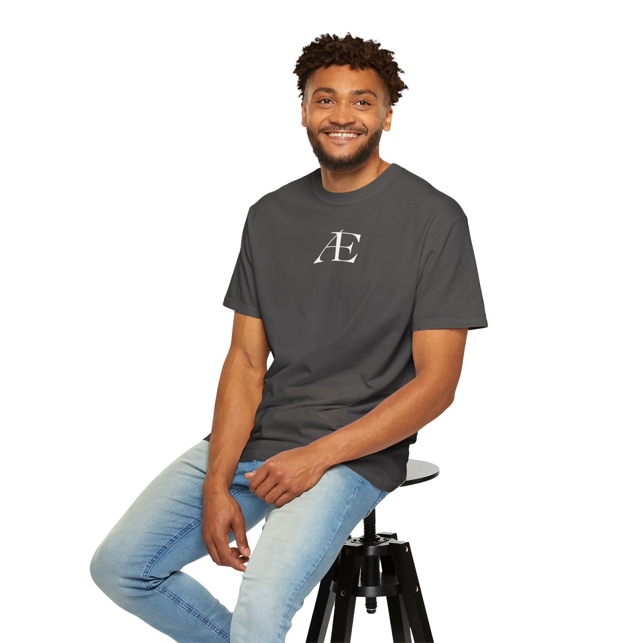 Mens Æ Minimalist Logo T‑Shirt — Small Chest Monogram Tee - Image 109