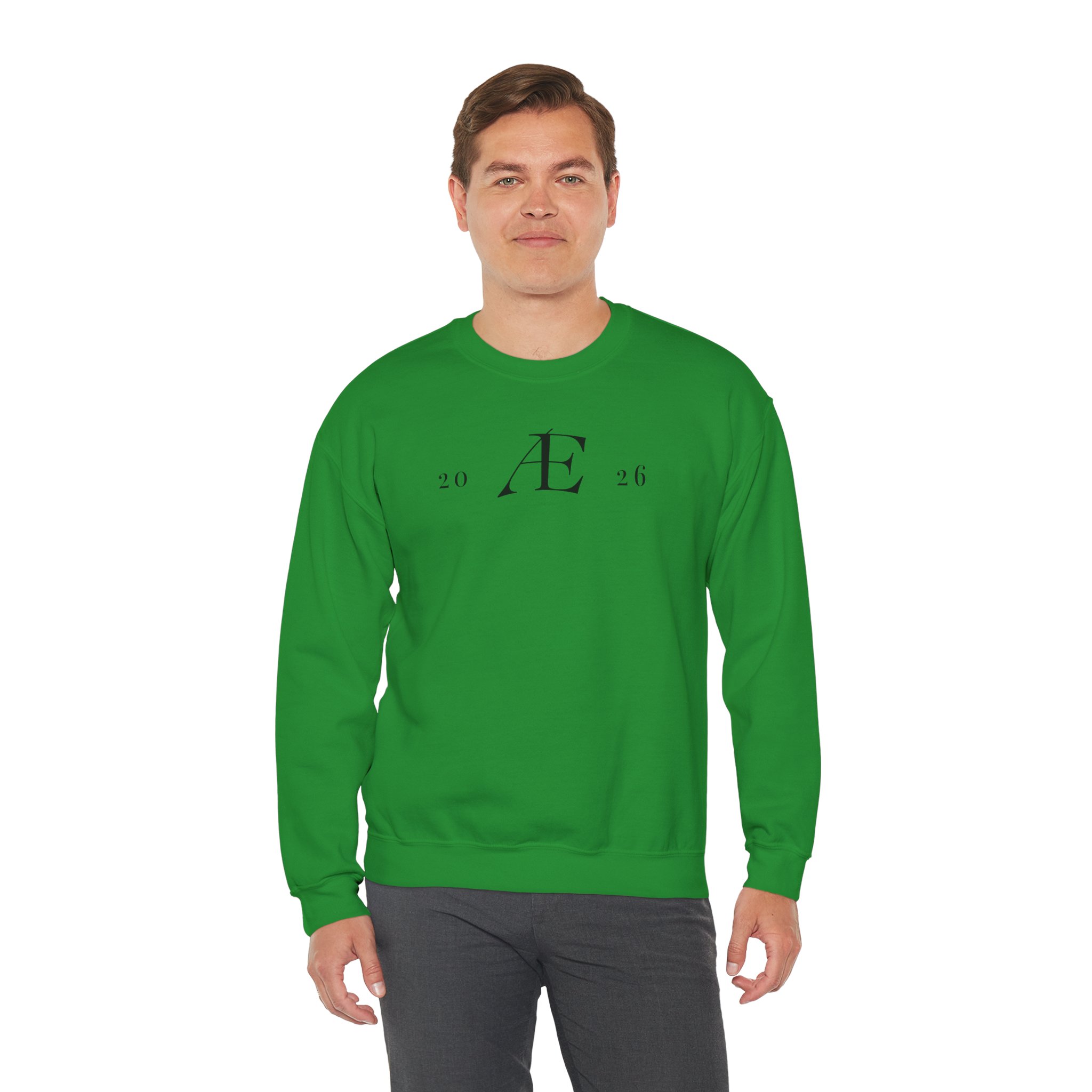 Men's Minimalist 'Æ 2026' Crewneck Sweatshirt – Classic White Monogram Pullover - Image 61
