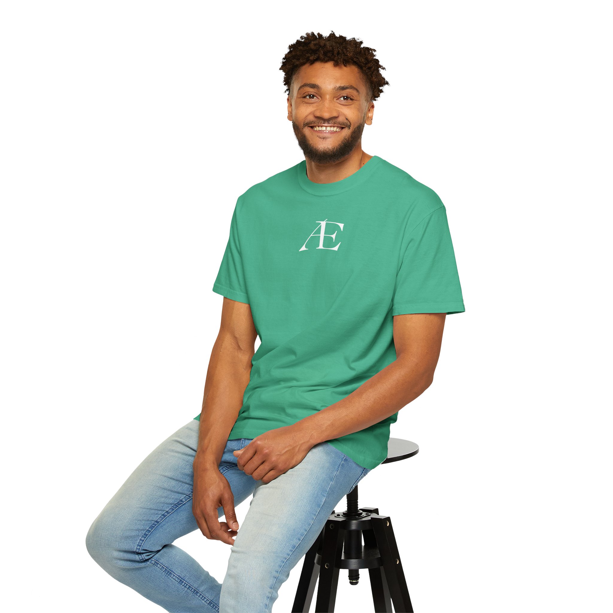 Mens Æ Minimalist Logo T‑Shirt — Small Chest Monogram Tee - Image 59
