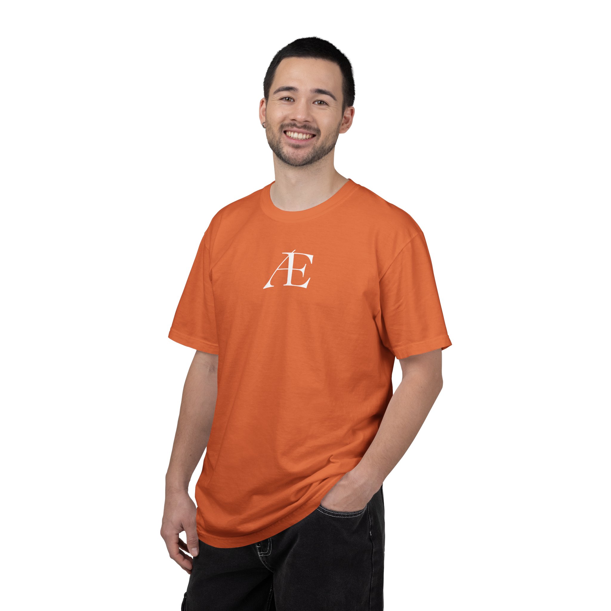 Mens Æ Minimalist Logo T‑Shirt — Small Chest Monogram Tee - Image 24
