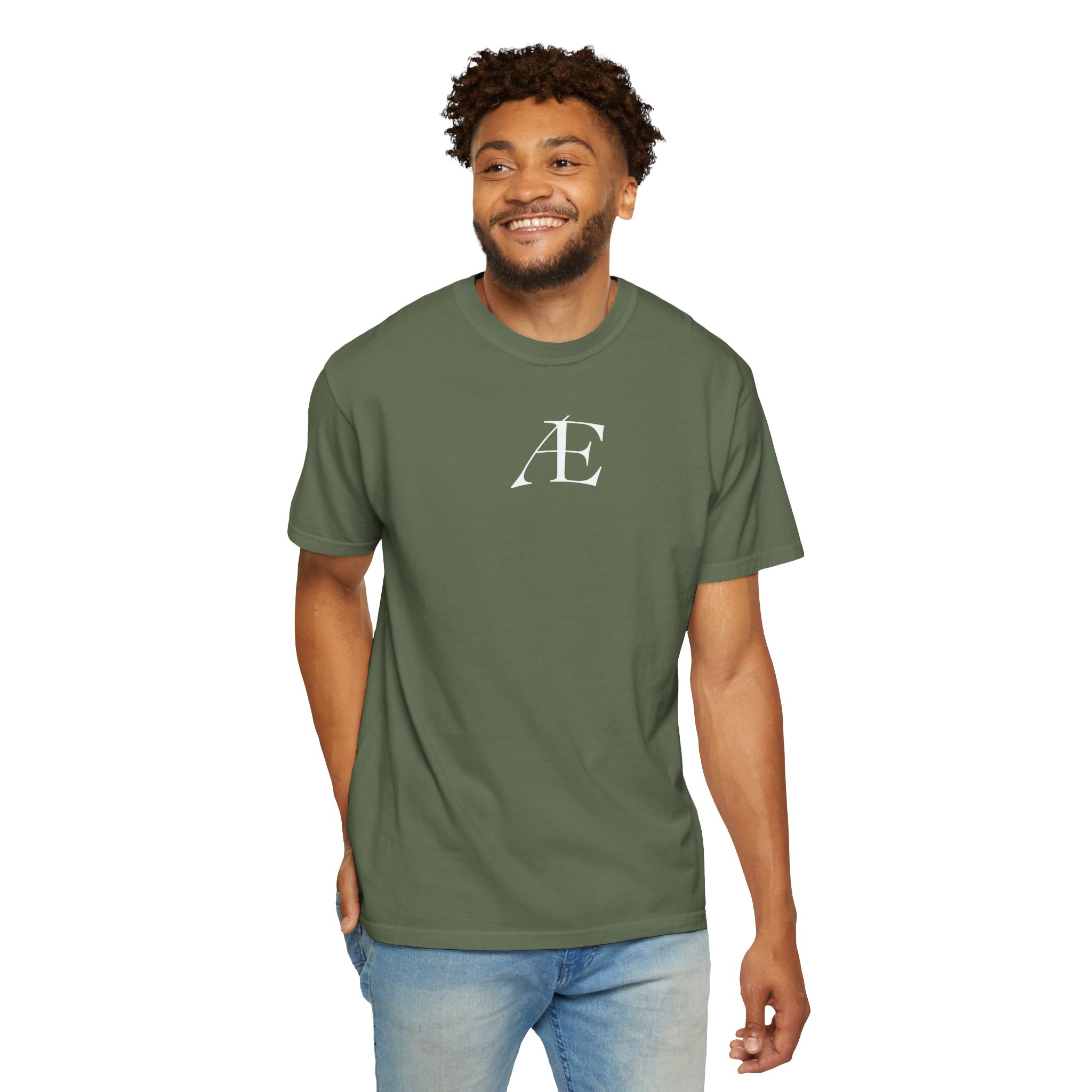 Mens Æ Minimalist Logo T‑Shirt — Small Chest Monogram Tee - Image 46