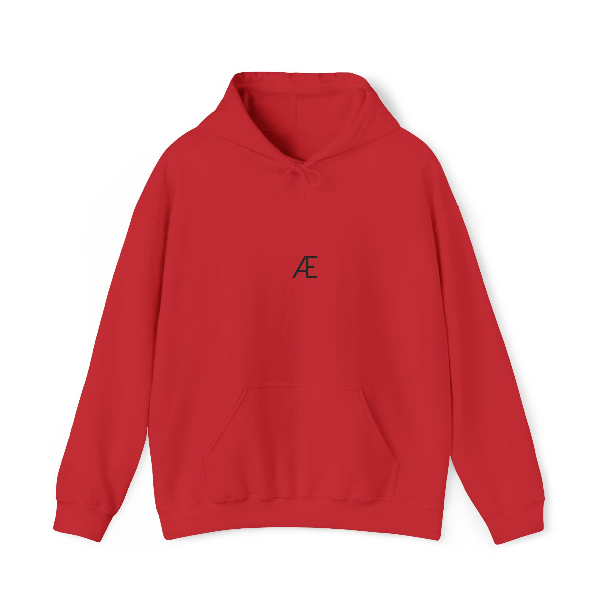 Woman's Minimal 'Æ' Logo Hoodie — Classic Monogram White Sweatshirt - Image 201