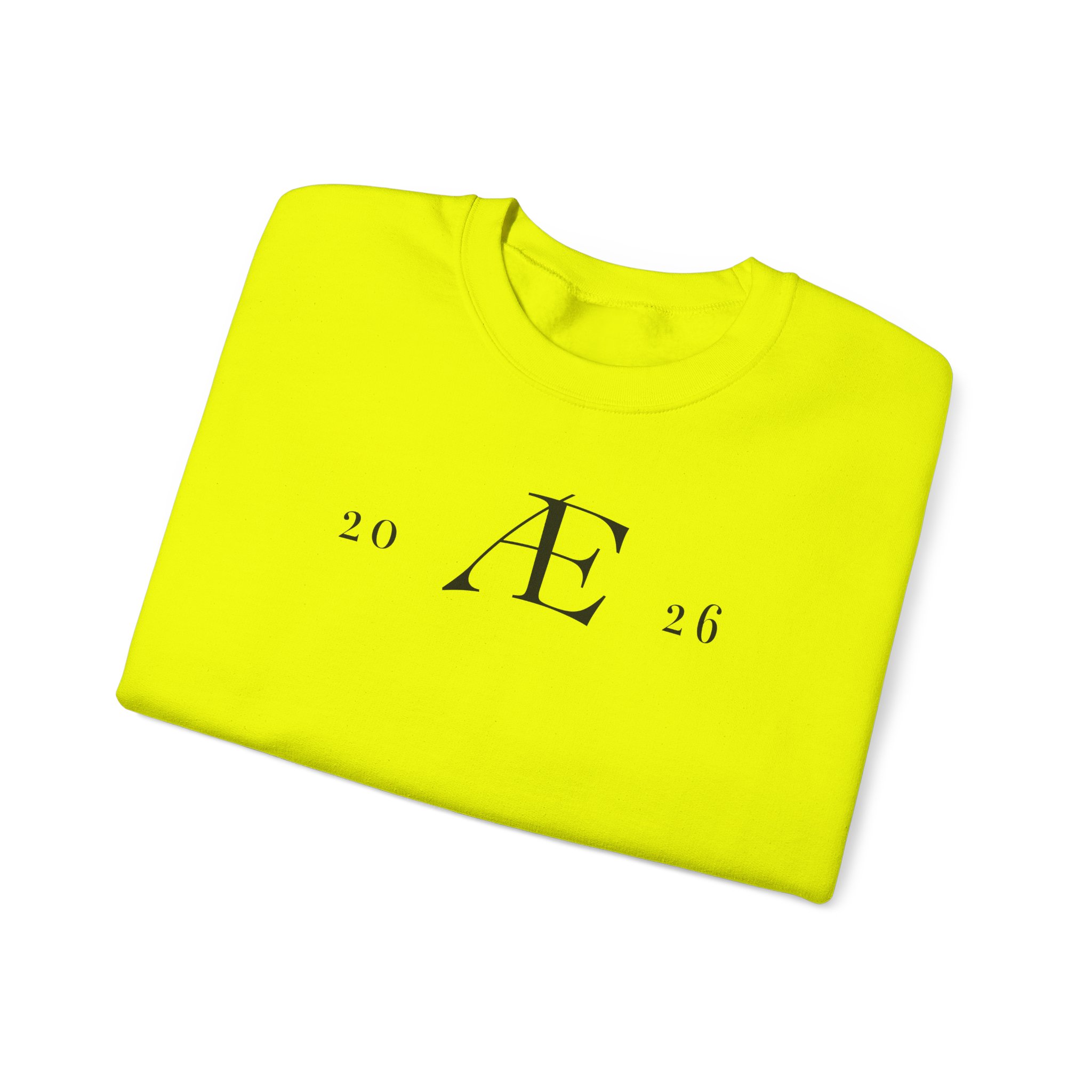 Men's Minimalist 'Æ 2026' Crewneck Sweatshirt – Classic White Monogram Pullover - Image 45