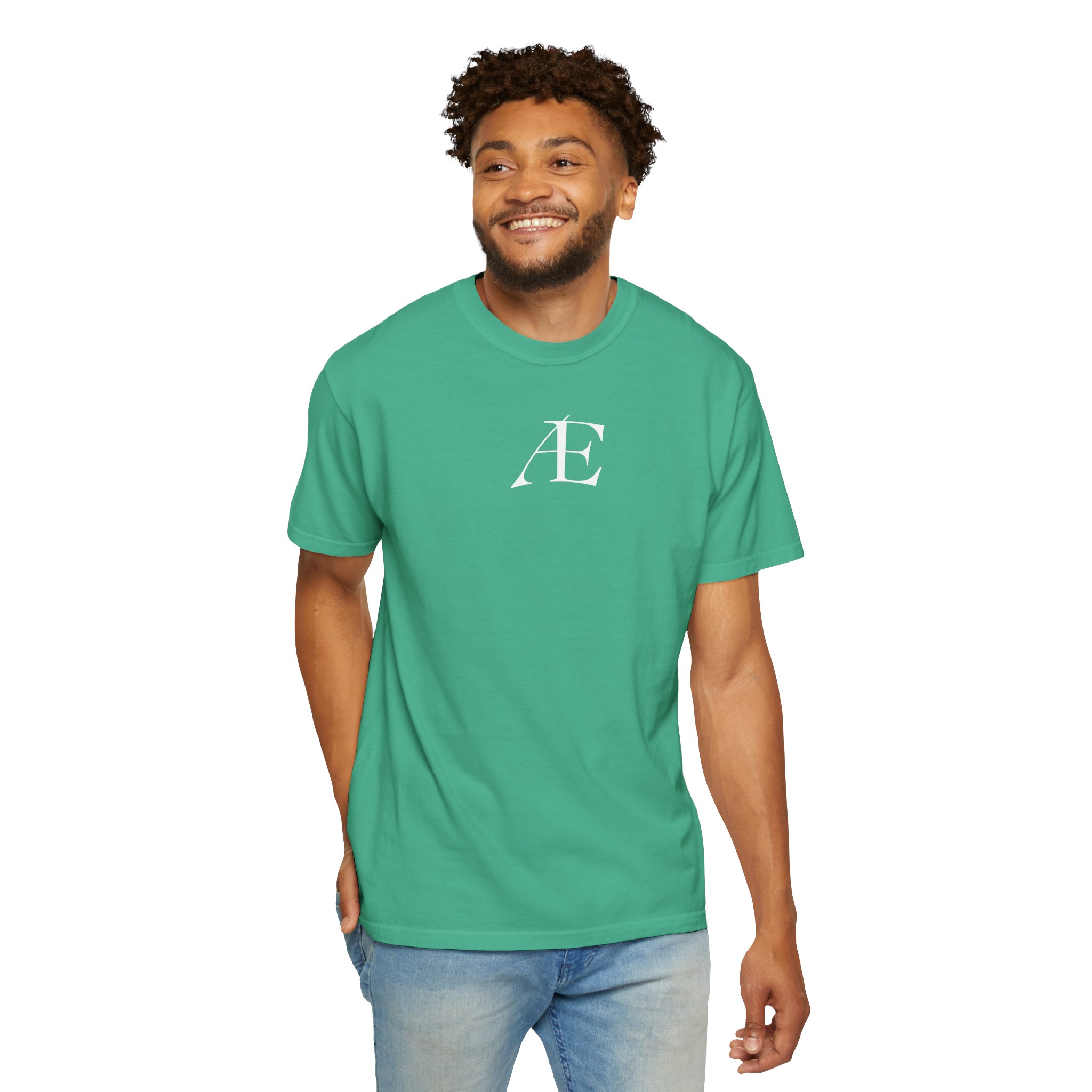 Mens Æ Minimalist Logo T‑Shirt — Small Chest Monogram Tee - Image 56