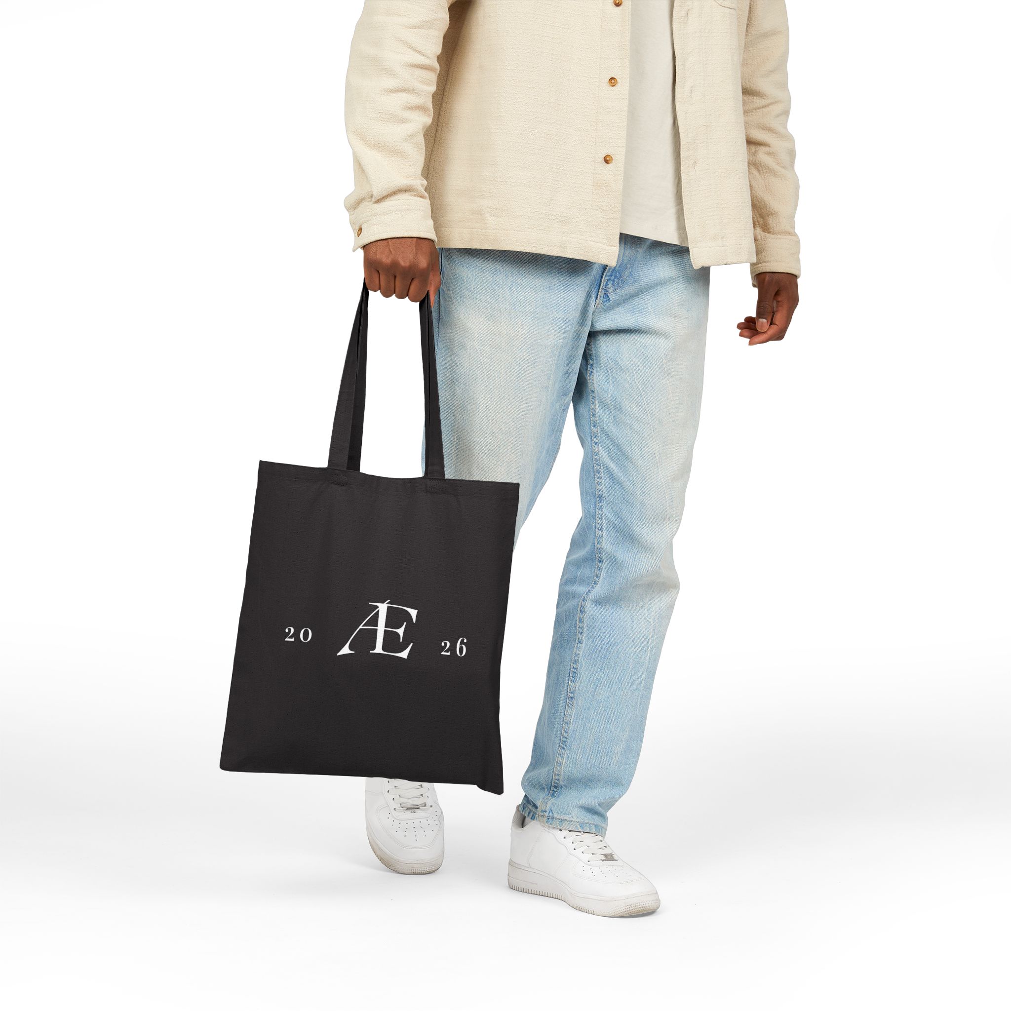 Minimalist AE Monogram Tote Bag — Canvas Grocery & Everyday Bag (2026) - Image 8