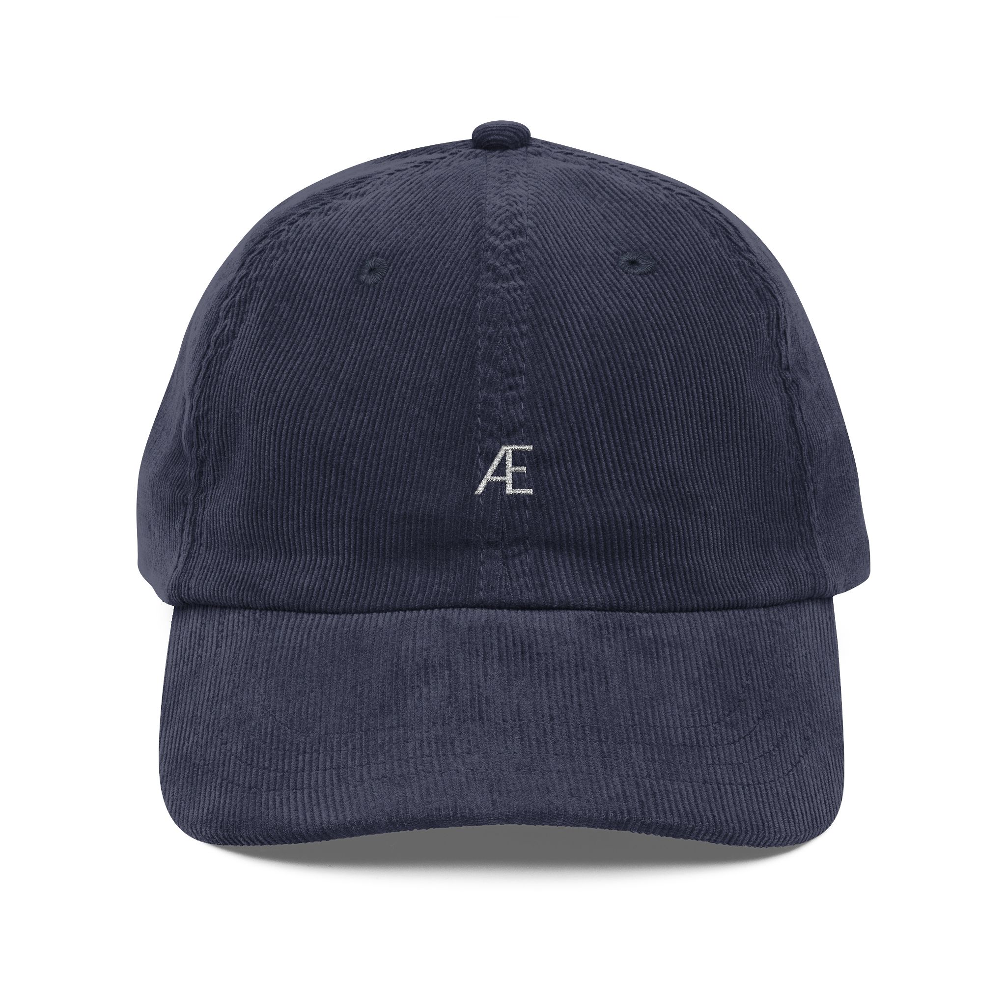 Men's Vintage Corduroy Embroidered Baseball Cap — Retro Monogram 'A' - Image 16