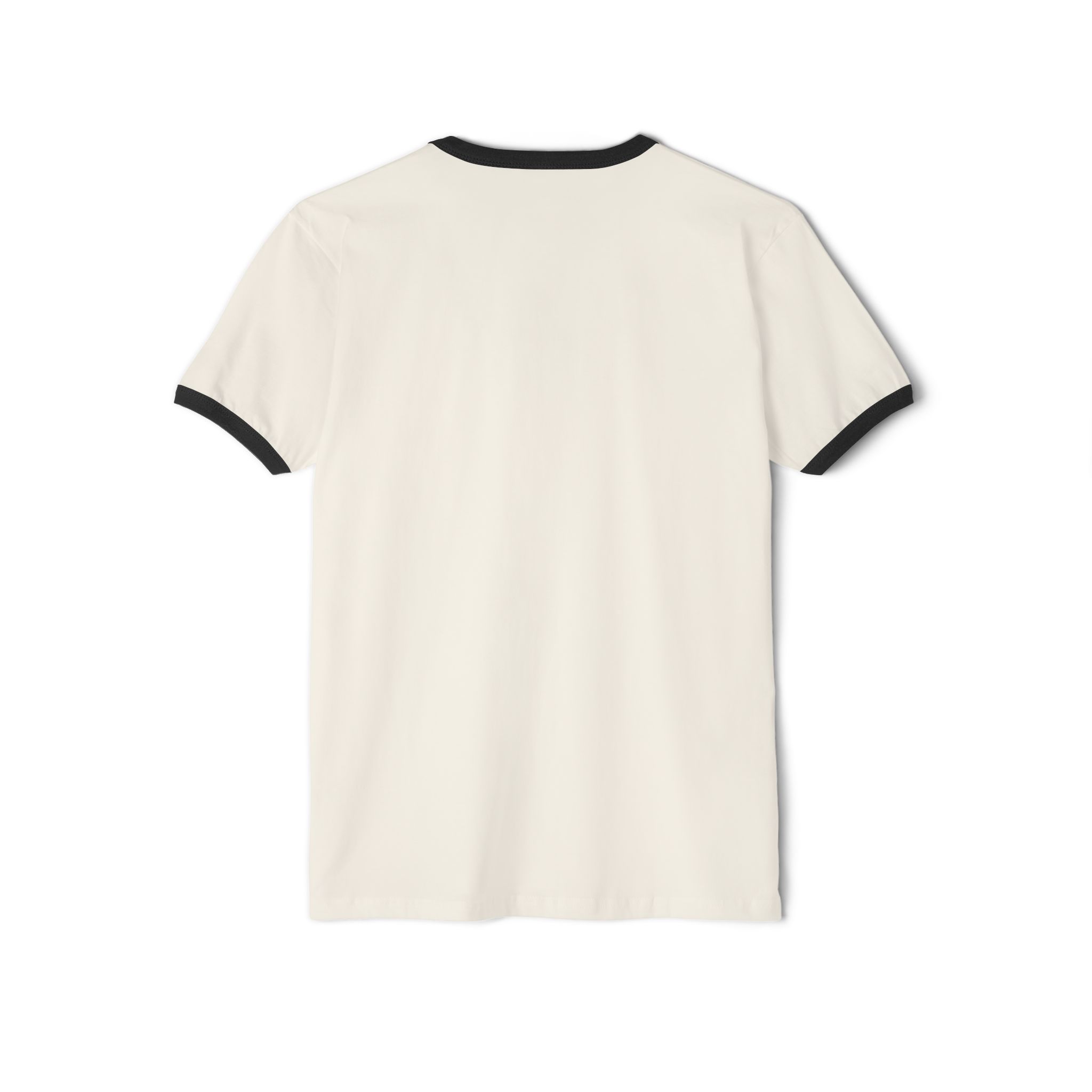 Women's Vintage Ringer T-Shirt — Cream with Navy Trim - Image 12