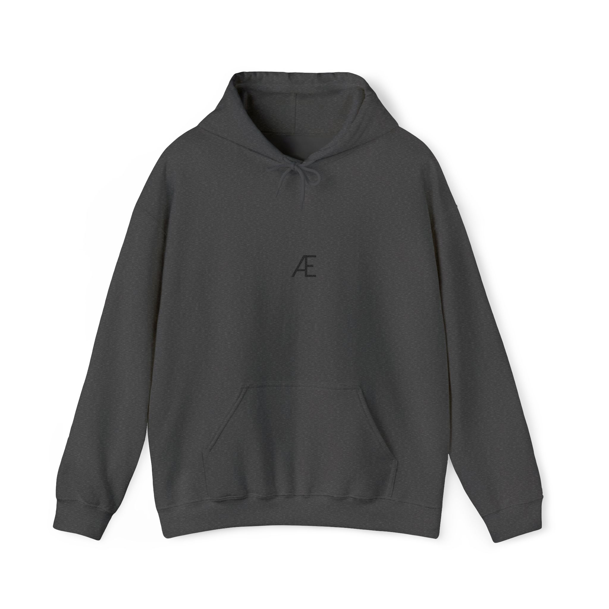Woman's Minimal 'Æ' Logo Hoodie — Classic Monogram White Sweatshirt - Image 121