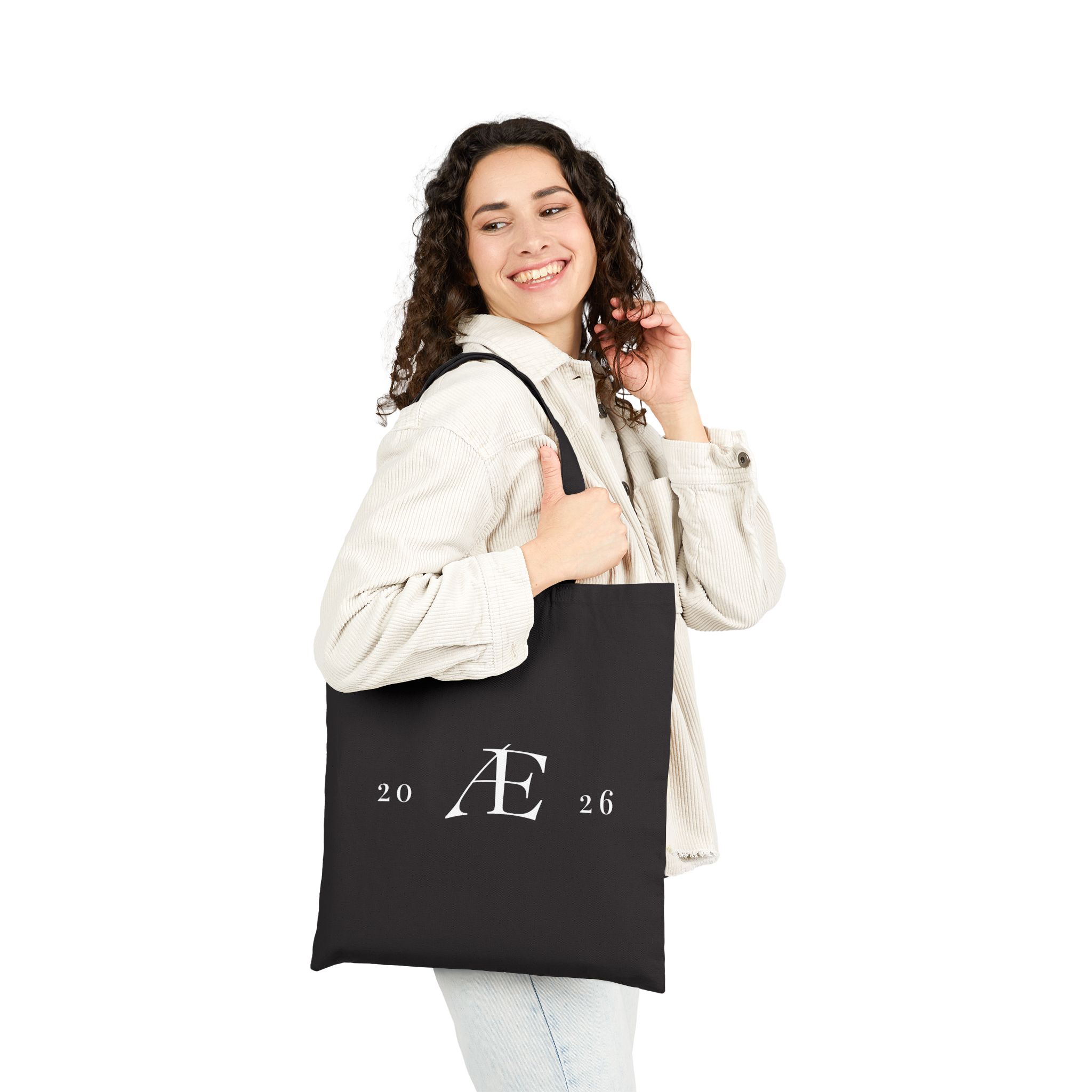 Minimalist AE Monogram Tote Bag — Canvas Grocery & Everyday Bag (2026) - Image 6