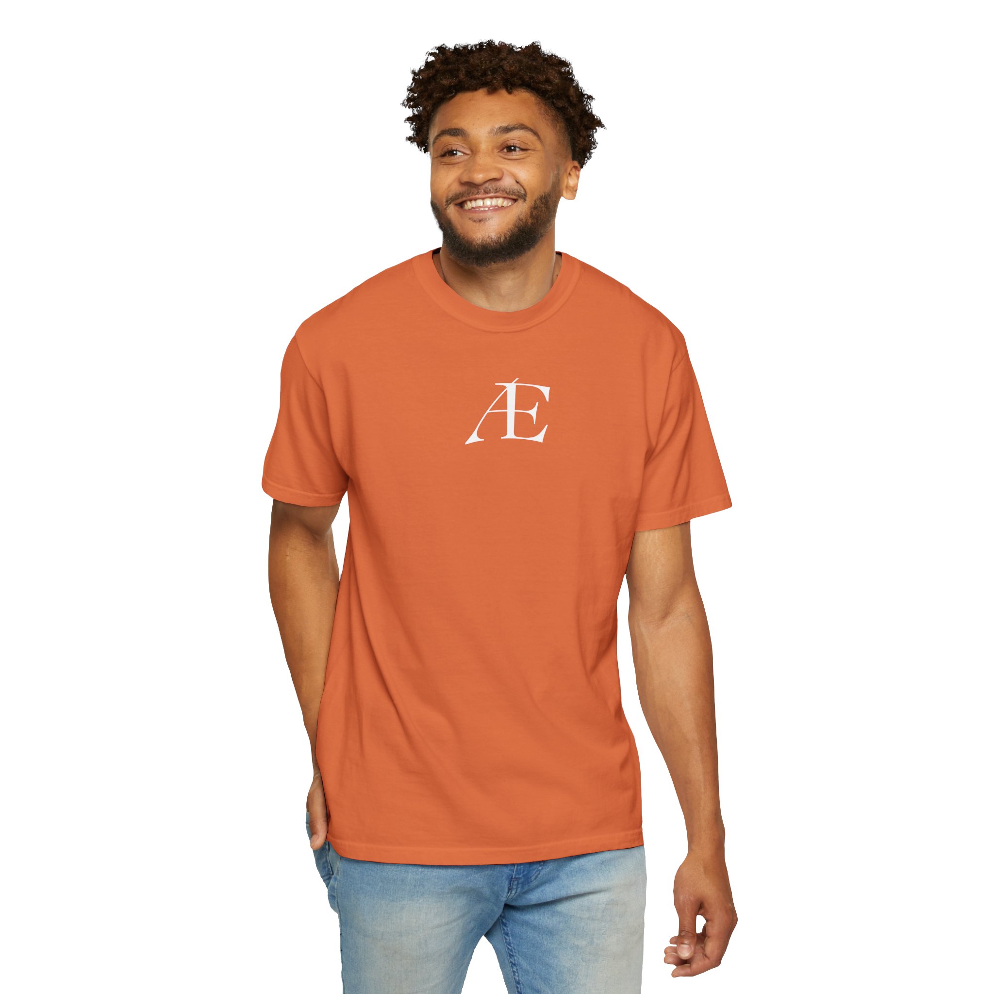 Mens Æ Minimalist Logo T‑Shirt — Small Chest Monogram Tee - Image 26