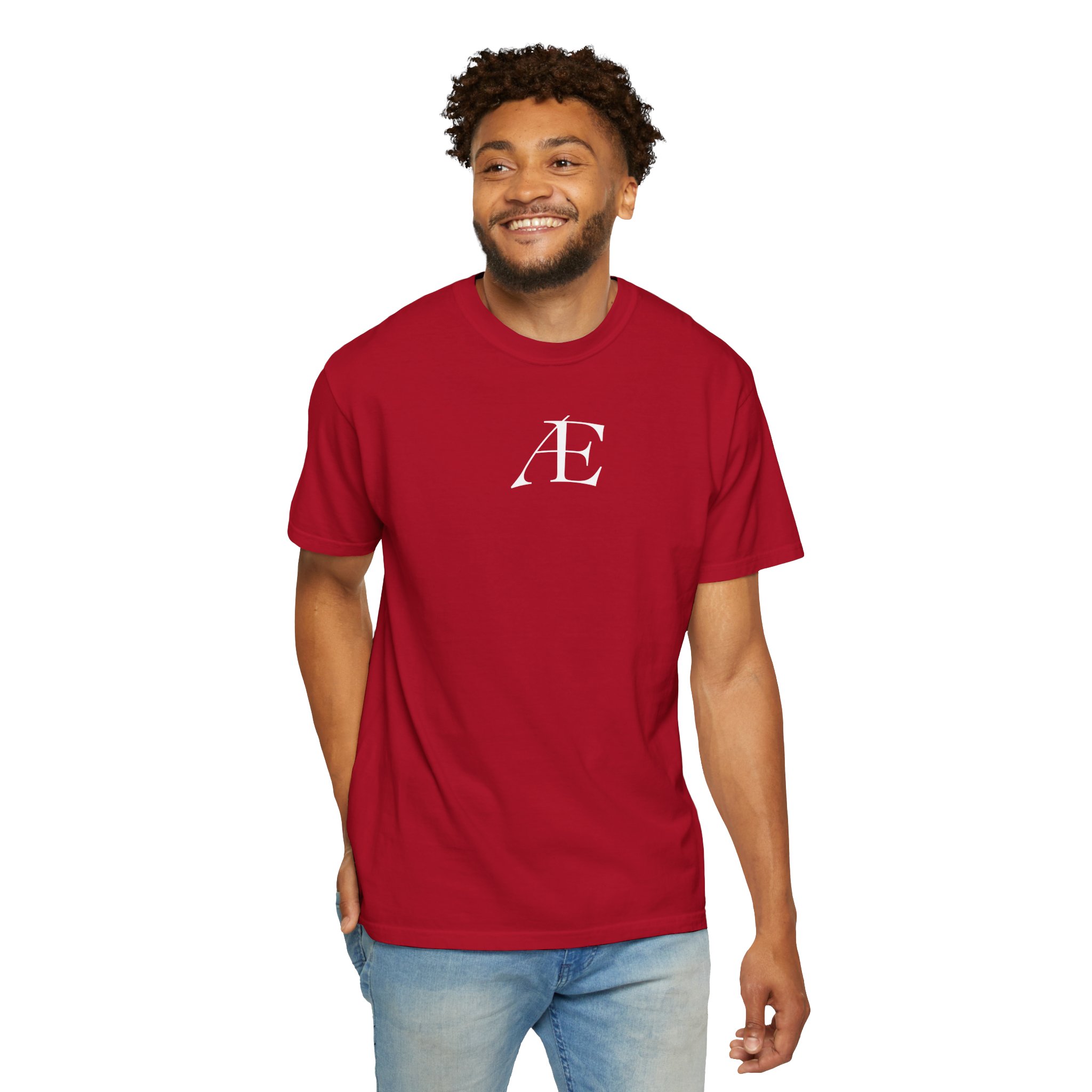 Mens Æ Minimalist Logo T‑Shirt — Small Chest Monogram Tee - Image 136