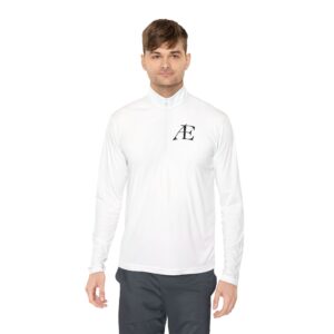 Men's Æ Monogram Quarter-Zip Pullover