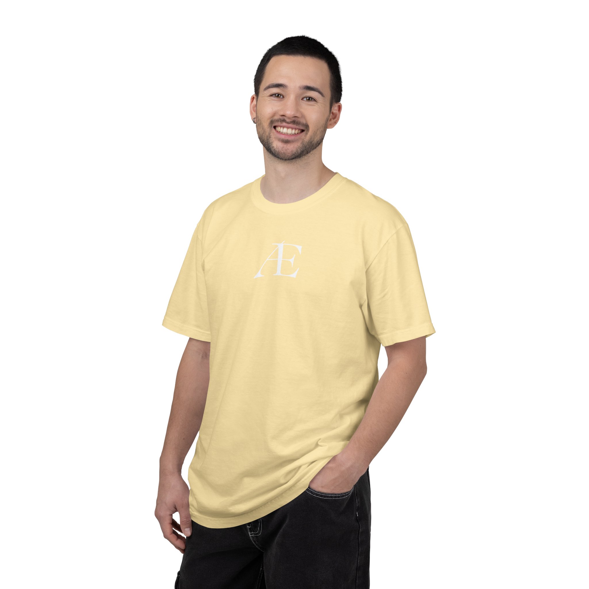 Mens Æ Minimalist Logo T‑Shirt — Small Chest Monogram Tee - Image 14